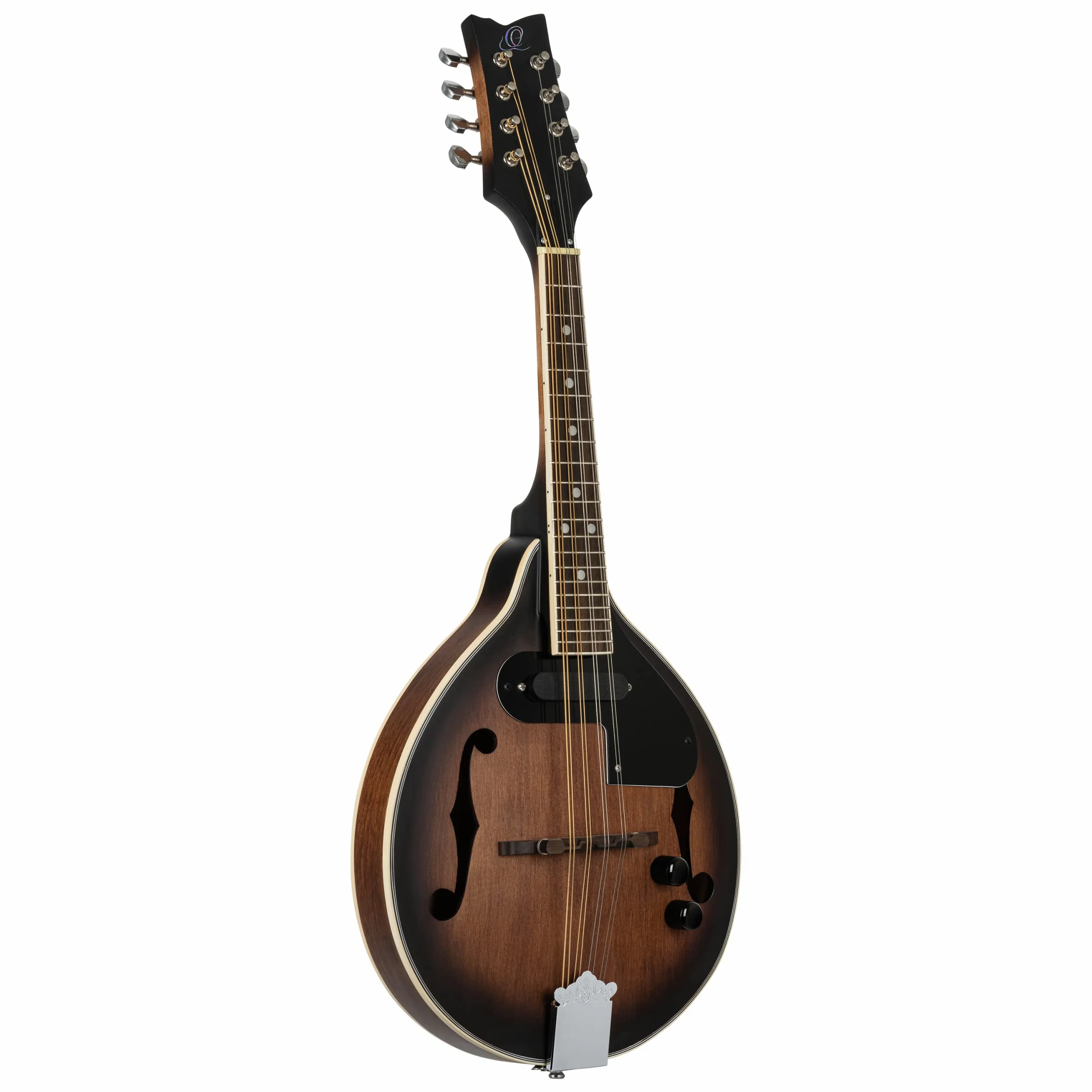 Ortega Guitars Mandolino Elettroacustico A-Style – Fori a F – Serie Americana – Abete/Acero, Marrone (RMAE30-WB)