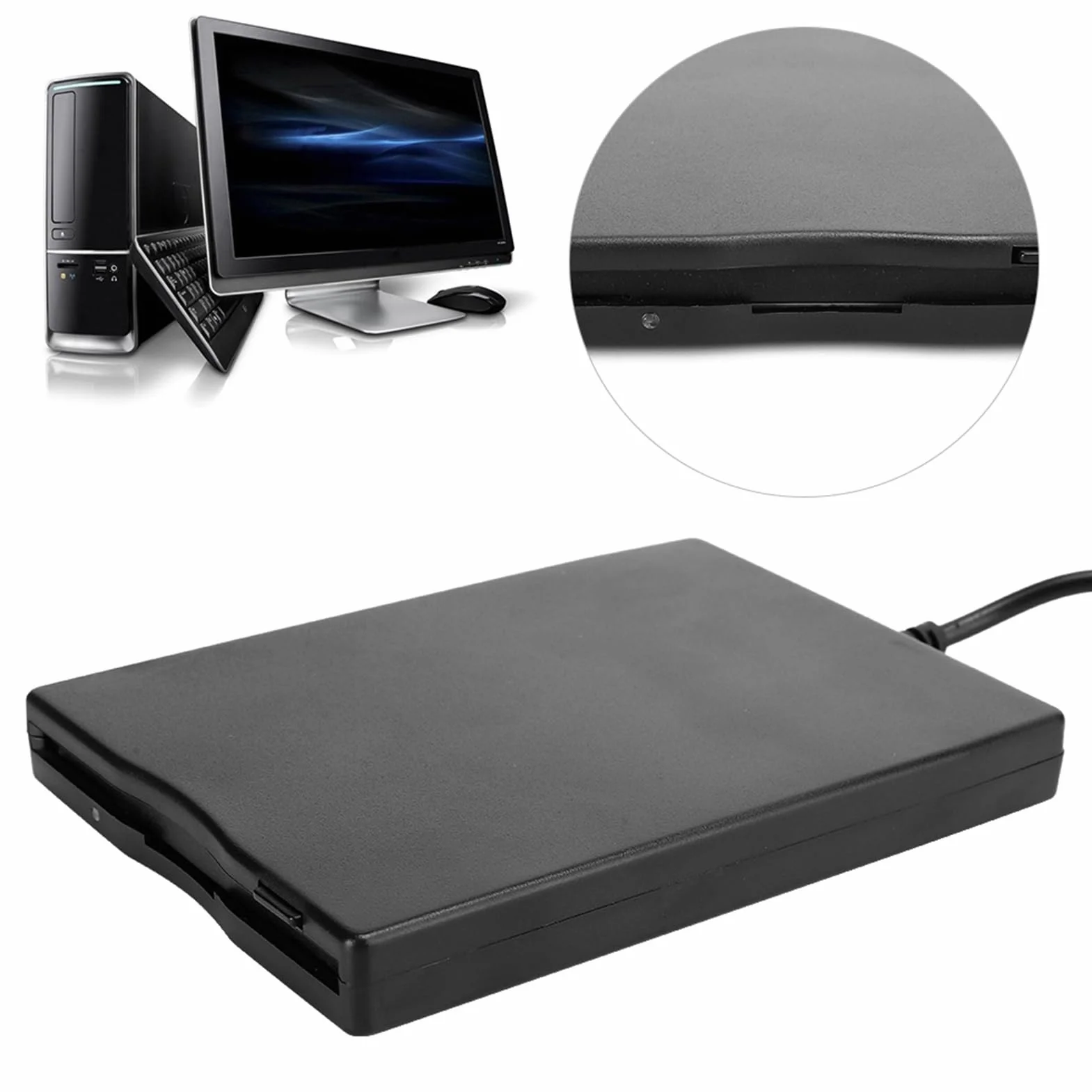 Lettore di schede Portatile con unità Floppy Buona compatibilità per Computer Desktop