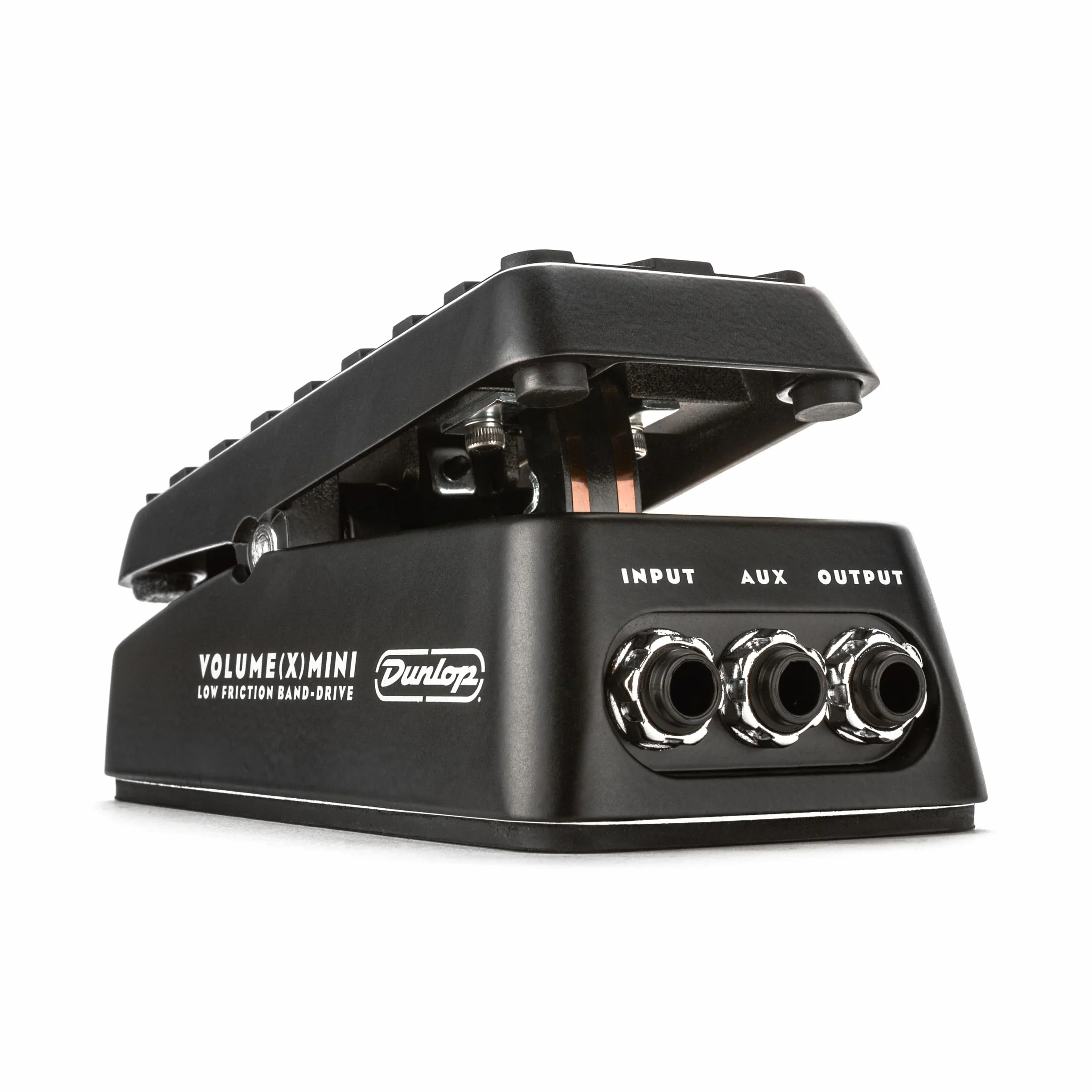 JIM DUNLOP - DVP4 Volume (X) Mini Pedal - Pedale Volume e Expression Ultra Compatto con Chassis in Alluminio, Tensione Rocker Regolabile, Uscita AUX per Accordatore o FX