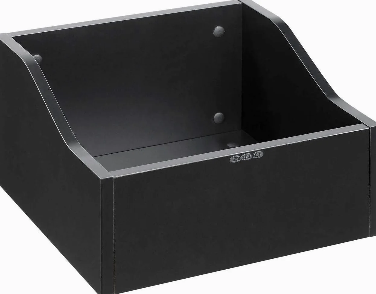 Zomo VS-Box 100/1 scatola porta vinili - 360 x 335 x 260 mm - nero - legno MDF - scaffale per dischi fino a 120 LP