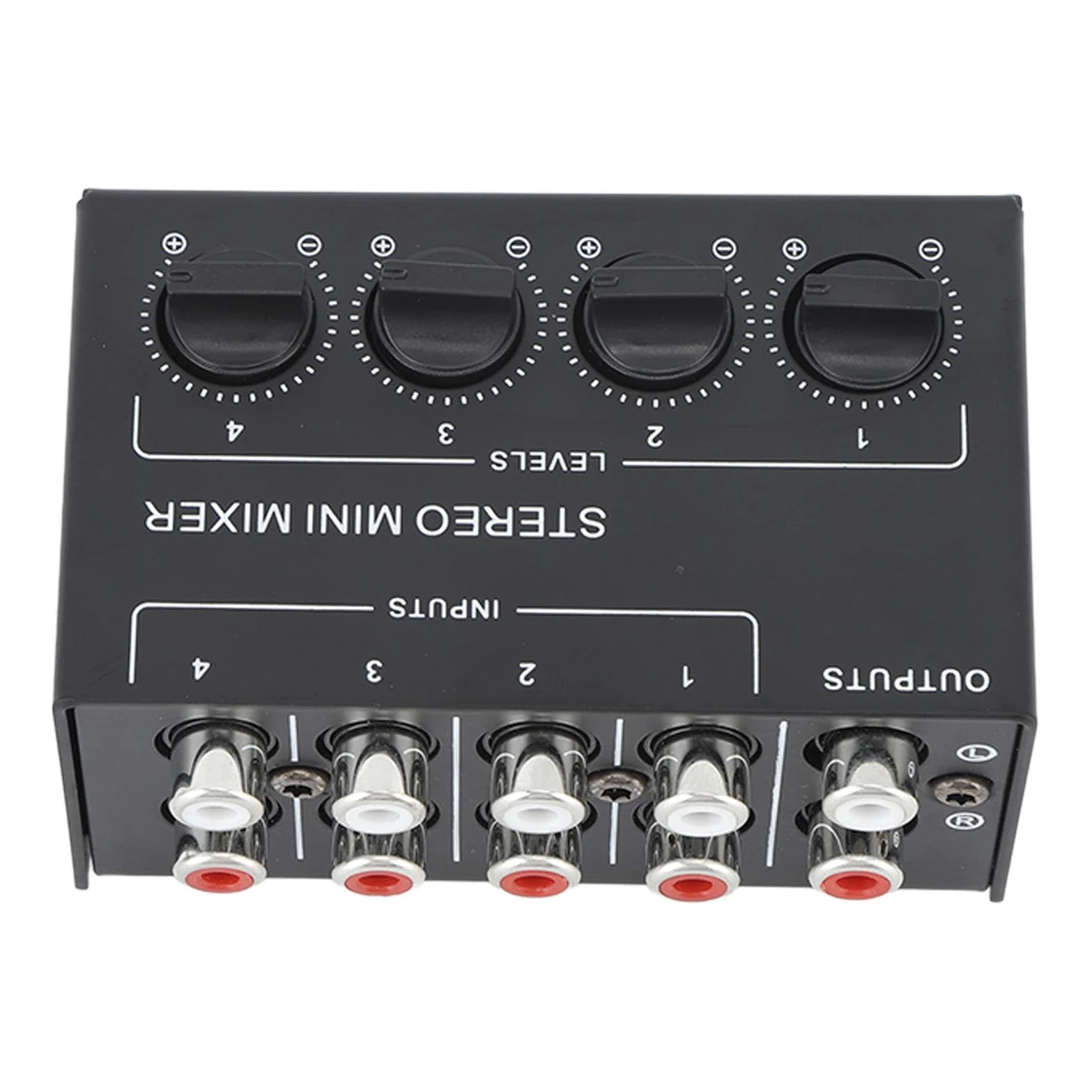 Mini Mixer Audio Portatile, Metal Shell CX400 Mini Mixer Stereo Passivo Alta qualità del Suono per unità a Nastro per Computer