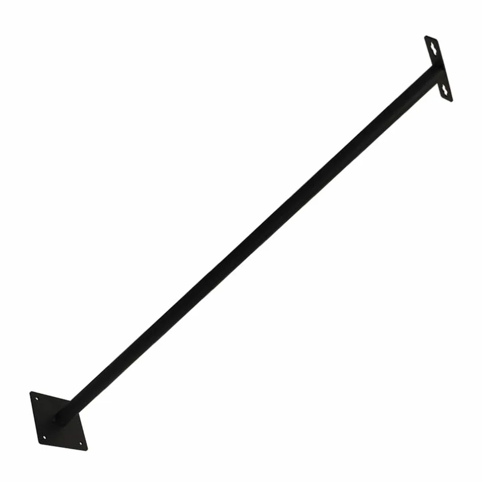 Supporto a Parete per Faretti LED da Esterno, Braccio di Fissaggio per Riflettori o Proiettori LED, 100cm, realizzato in acciaio, ideale per illuminare facciate, insegne o capannoni industriali (100CM