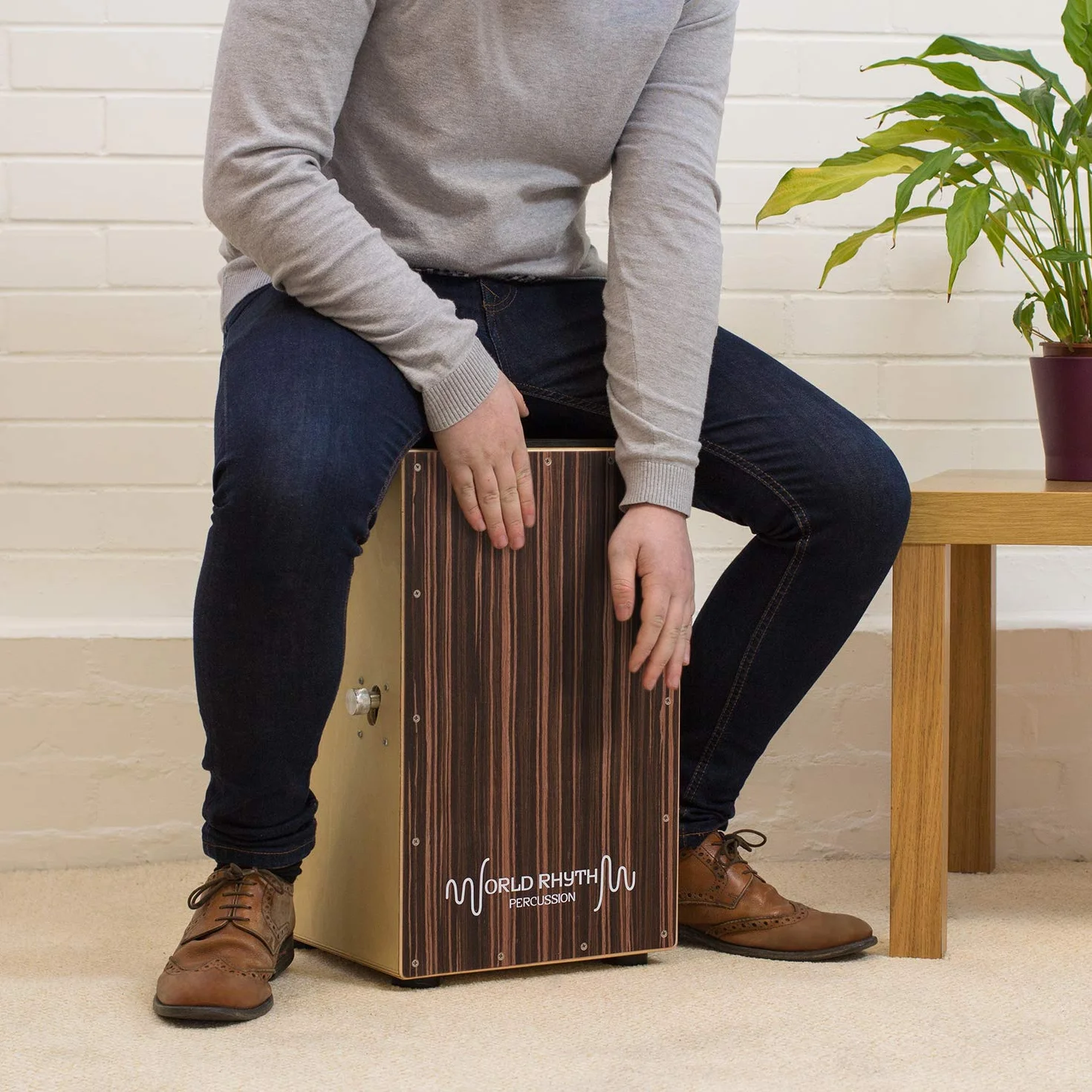 World Rhythm Natural Cajon, 1, Nero