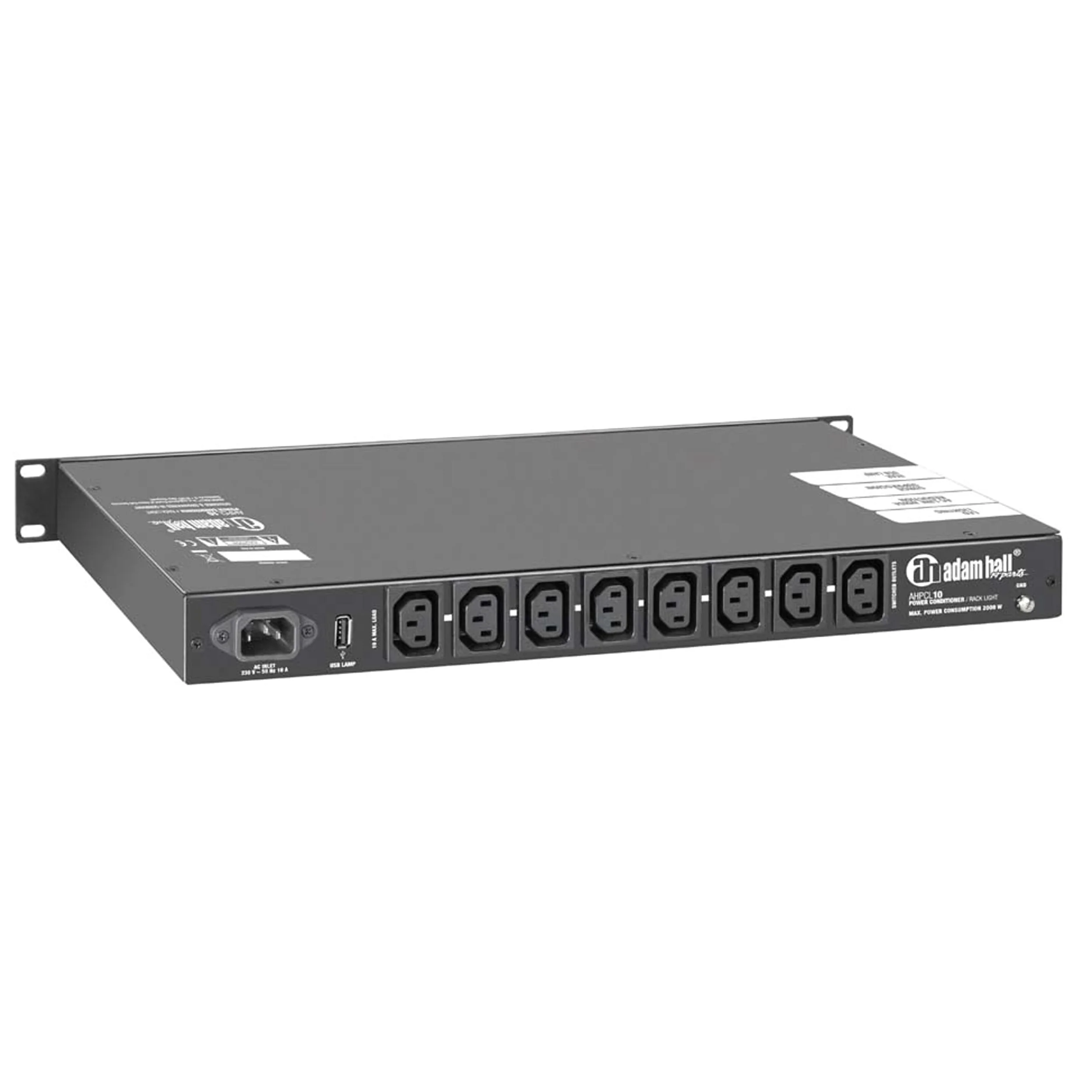 Adam Hall 19" Parts PCL 10 - Regolatore di tensione con illuminazione rack