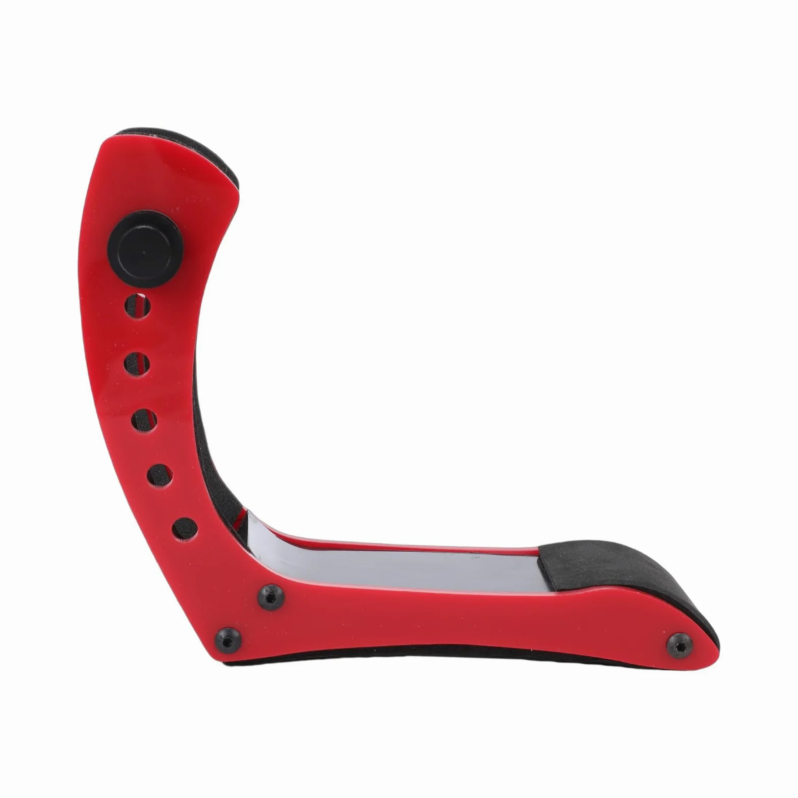 Supporto Ergonomico per Chitarra Elettrica, Gamba di Supporto per Chitarra Regolabile in Altezza e Angolazione, Rack per Sollevatore per , Ideale per Chitarre con Spessore 35-55 Mm