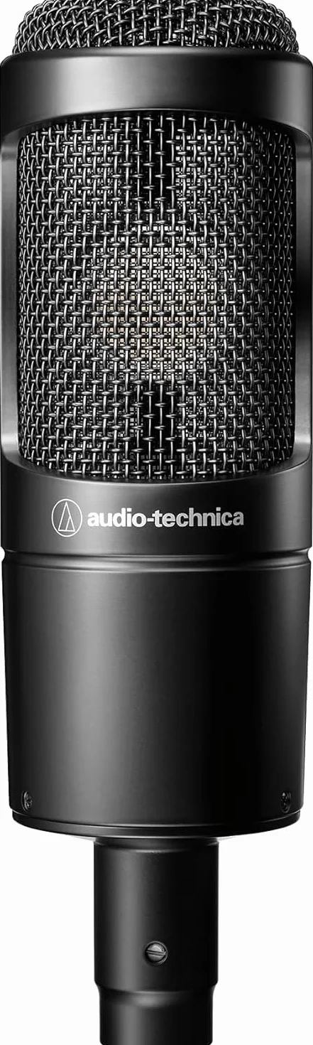 Audio-Technica AT2035 Microfono a condensatore cardioide per la registrazione audio domestica, progetti musicali e sonori, applicazioni in studio professionale e spettacoli dal vivo.