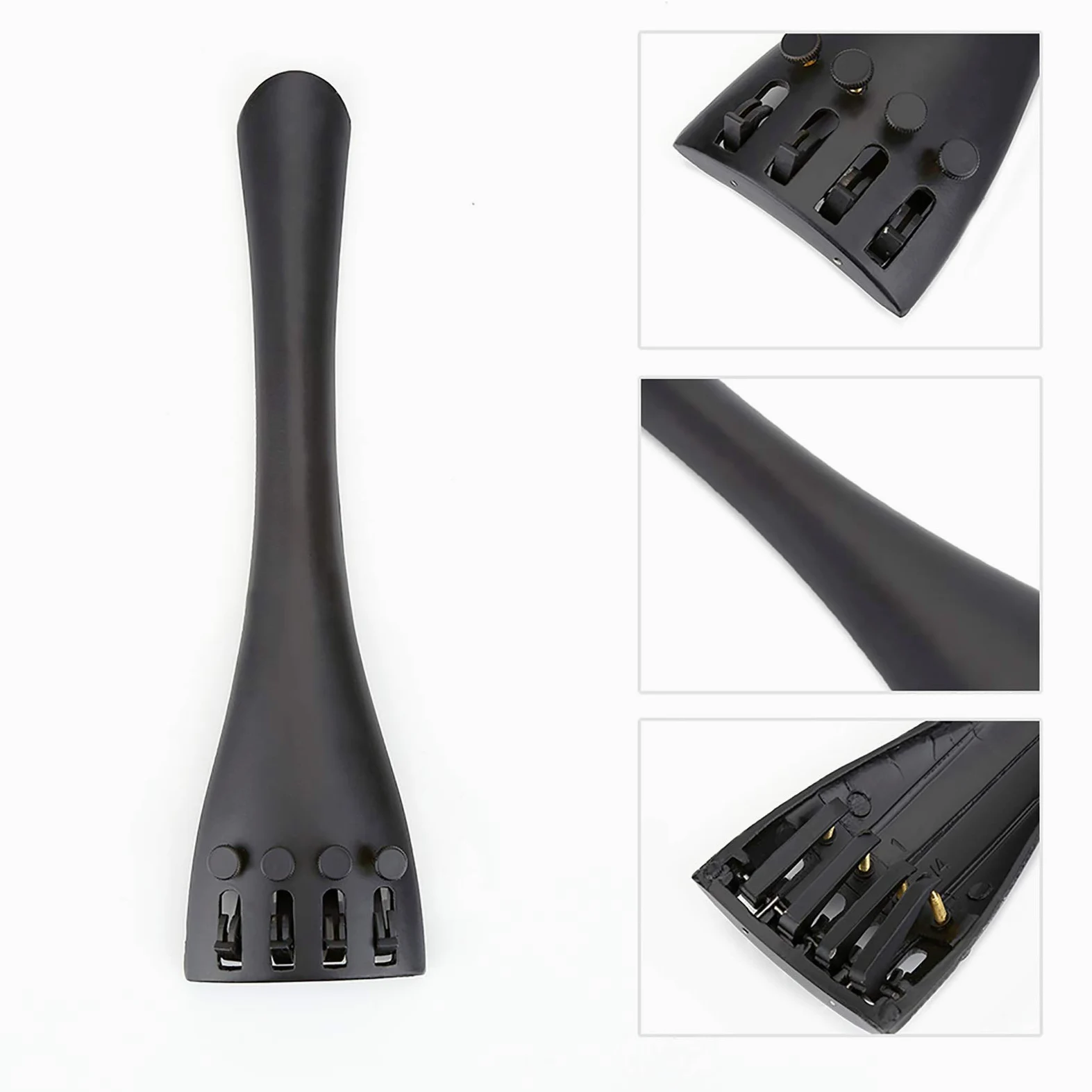 Cordiera in lega di alluminio con budello regolabile per violoncelli di dimensioni 3/4 e 4/4, accessori per suonare