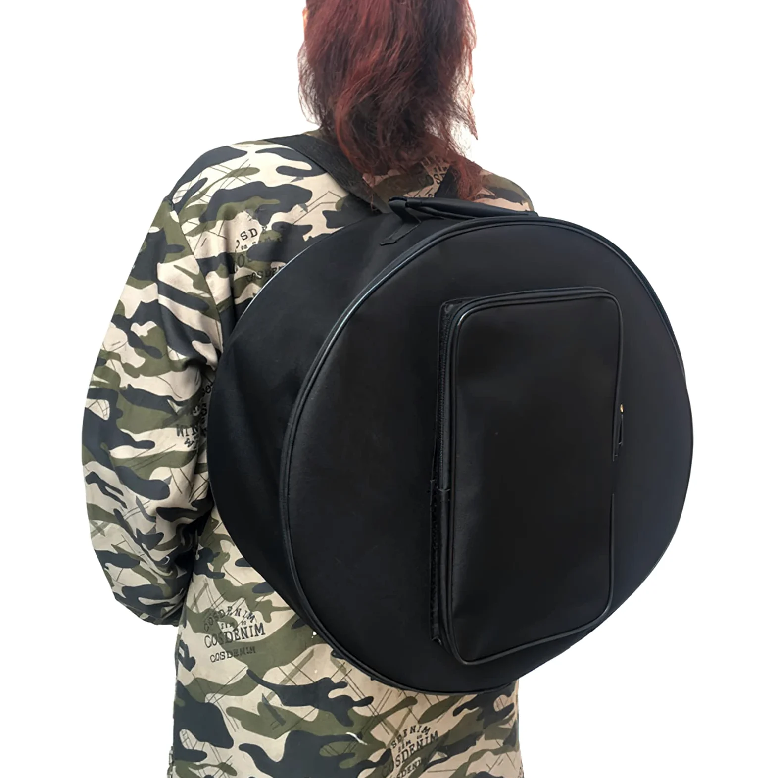 Borsa per rullante portatile Zaino per rullante impermeabile Oxford Drum Set Cover Custodia protettiva per rullante Accessori per strumenti a percussione 40x18cm