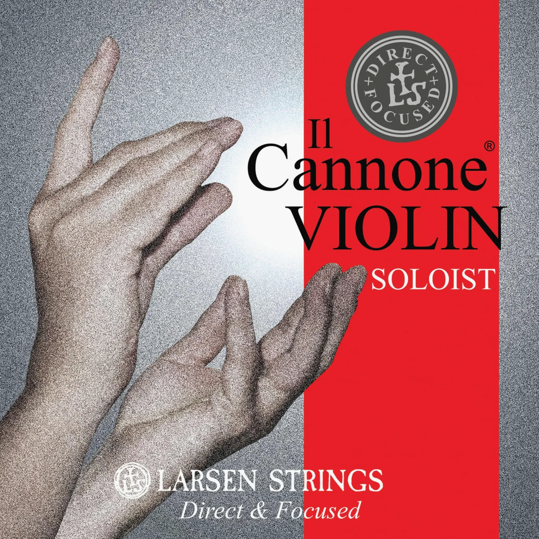 LARSEN STRINGS Corde per violino II Cannone - Violino 4/4 - Soloist - Set 4 corde Direct & Focused, tensione 24,5 kg/53.9 lbs