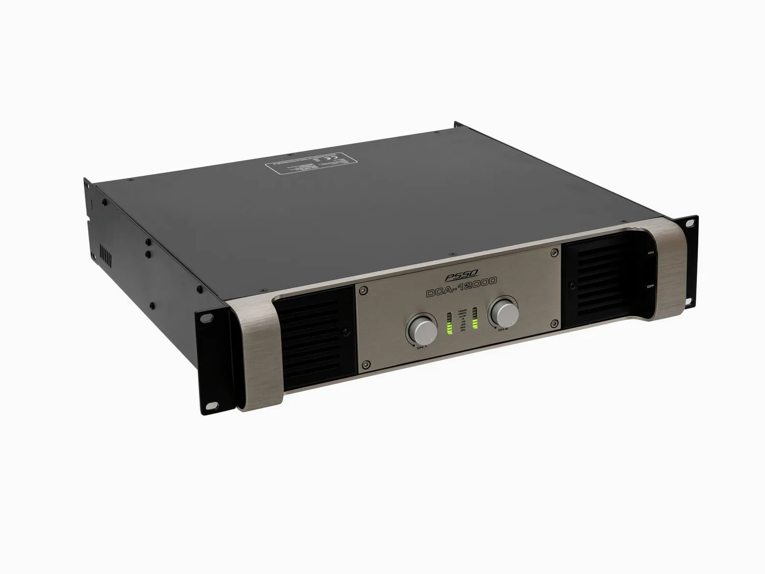 PSSO DCA-12000 Amplificatore a 2 canali SMPS | Amplificatore stereo PA classe I con alimentatore switch, 2 x 6000 W RMS (2 Ohm), 2 x 3900 W RMS (4 Ohm)