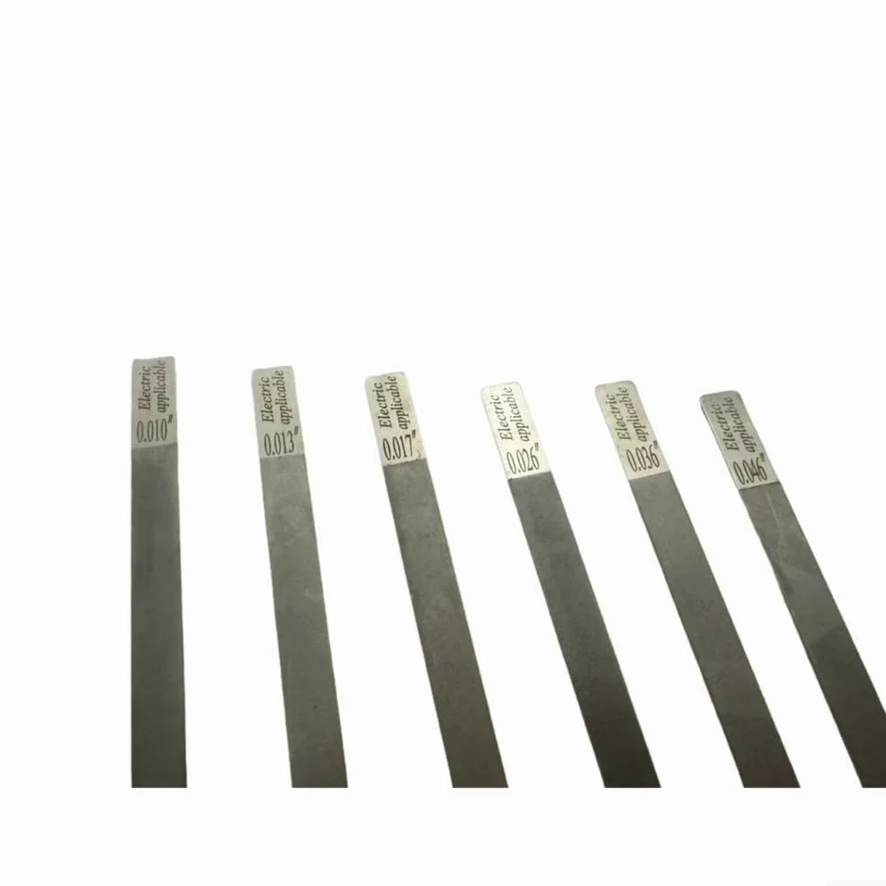 Set di 6 lime per capotasto per chitarra, in acciaio inox, kit di riparazione professionale per coronare i tasti e la manutenzione degli strumenti a corda (elettrico 10-46)