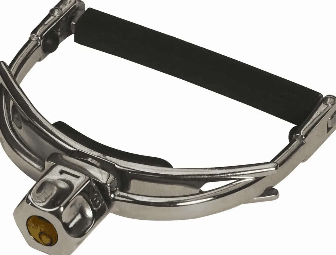 SHUBB - F1 FineTune U-Form, Capotasto a corde in acciaio per chitarra, argento
