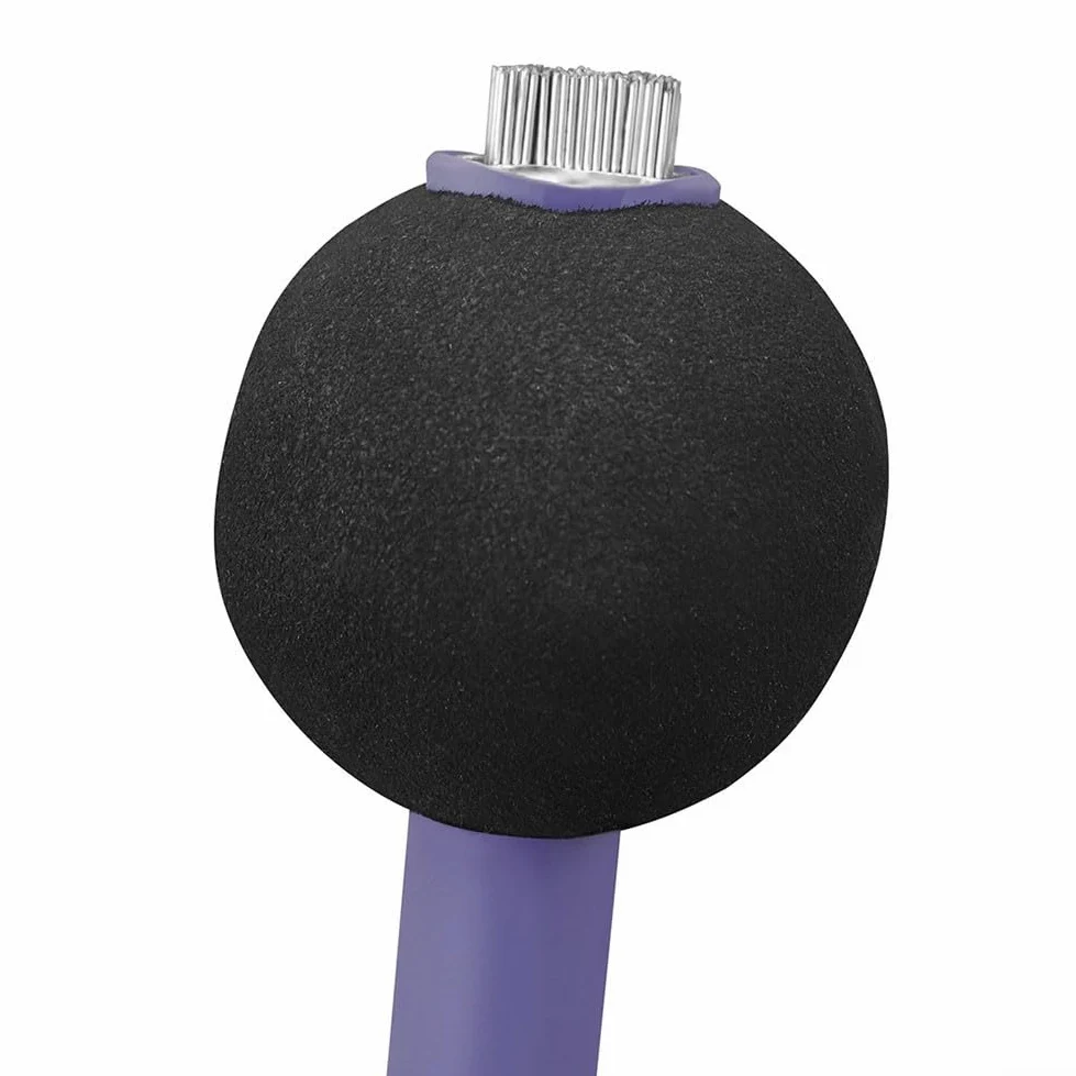 Spazzole per batteria in filo di acciaio, ideali per esibizioni musicali soft AN 22, AN 23, AN 24 (AN23Purple)