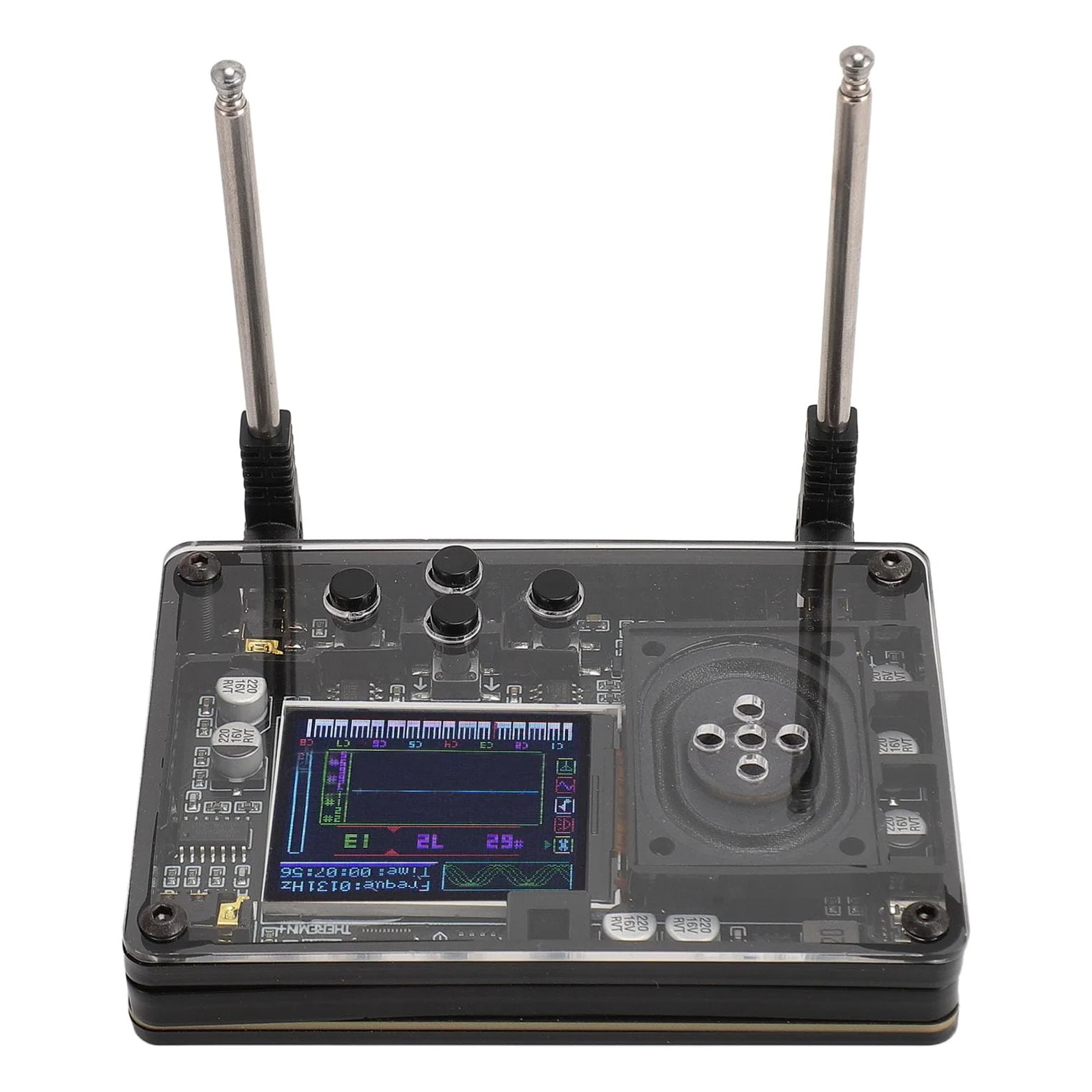 Mini Theremin Tipo C, Strumento Musicale Elettronico Creativo con Display Digitale, Sintetizzatore Elettronico con 70 Voci 20 Effetti Strumento
