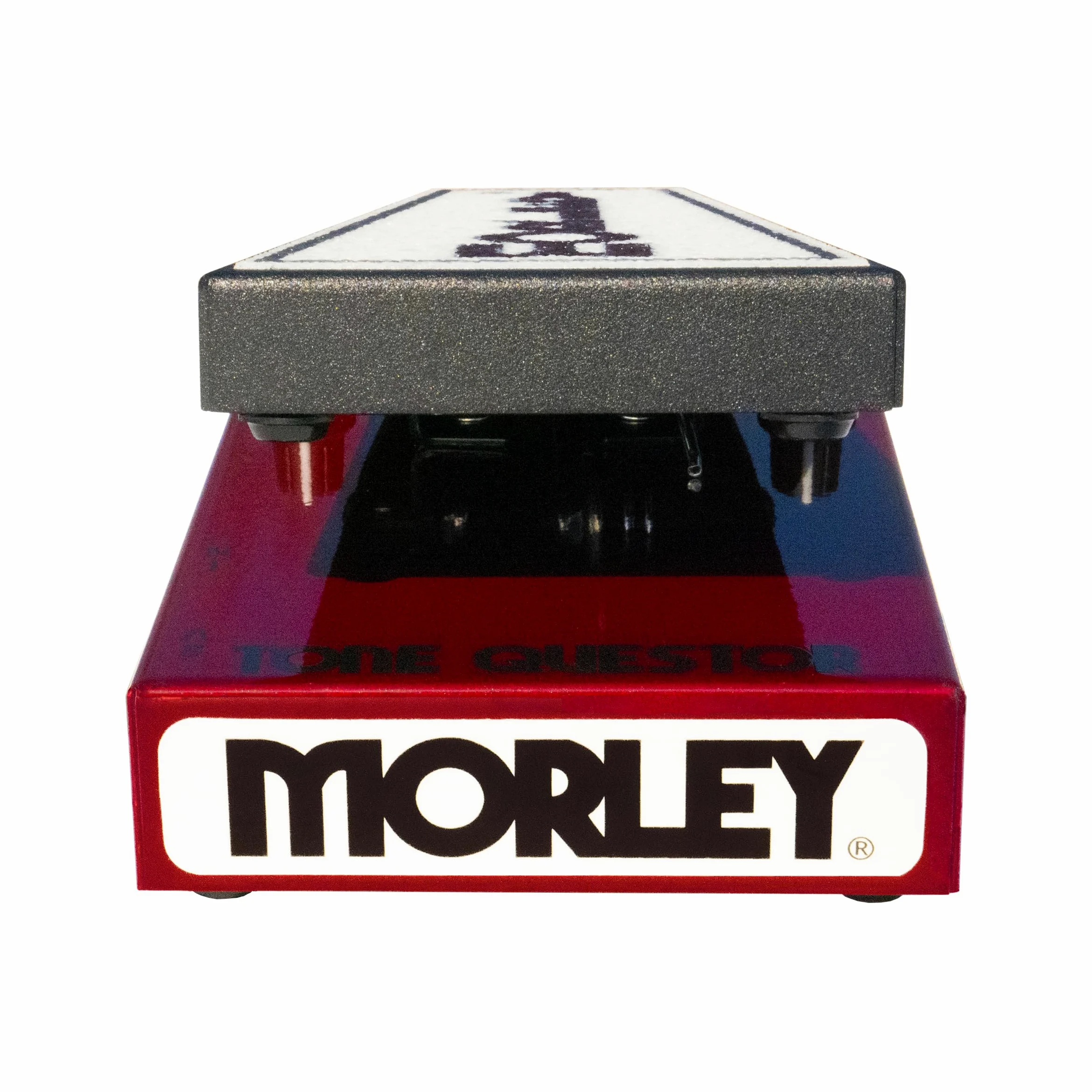 Morley Tone Questor Wah | Pedale WahWah con controllo audio e livello per funzione EQ e boost, per chitarra elettrica, basso e tastiera, edizione limitata, rosso