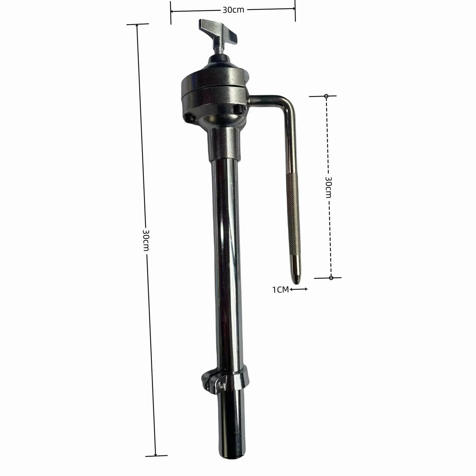 Supporto per batteria Tom Drum Rack Mount Parti Hardware Set di batteria in metallo Accessorio Tom Arm Mount per sostituzione strumento musicale