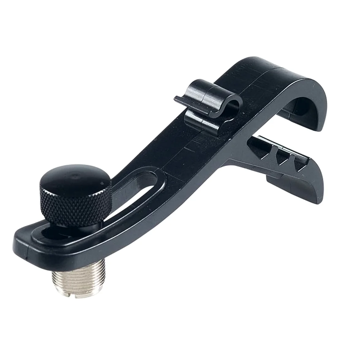 PROEL EIKON DM1 - Microfono dinamico professionale per percussioni + supporto microfono, Capsula Silver, Nero