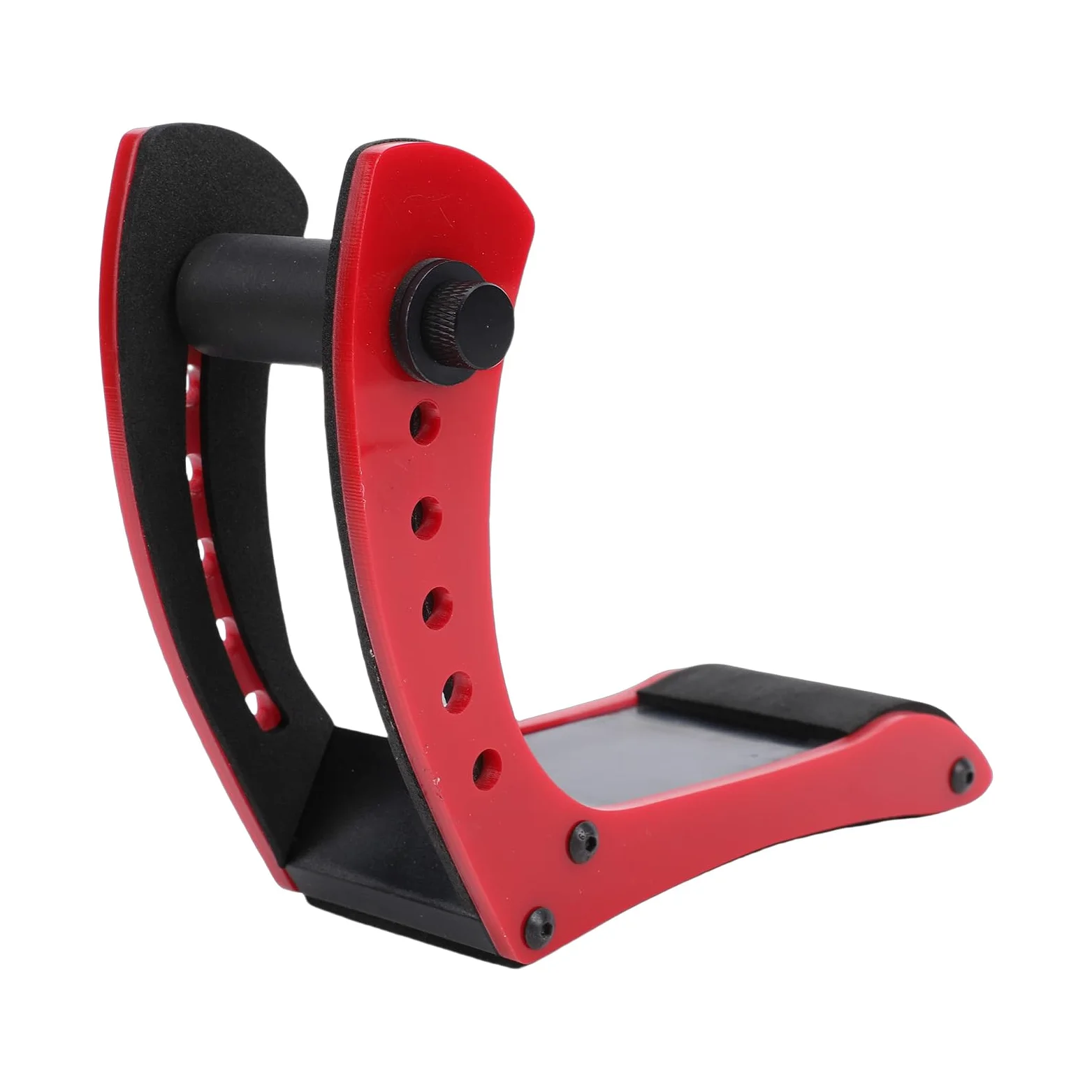 Supporto Ergonomico per Chitarra Elettrica, Gamba di Supporto per Chitarra Regolabile in Altezza e Angolazione, Rack per Sollevatore per , Ideale per Chitarre con Spessore 35-55 Mm