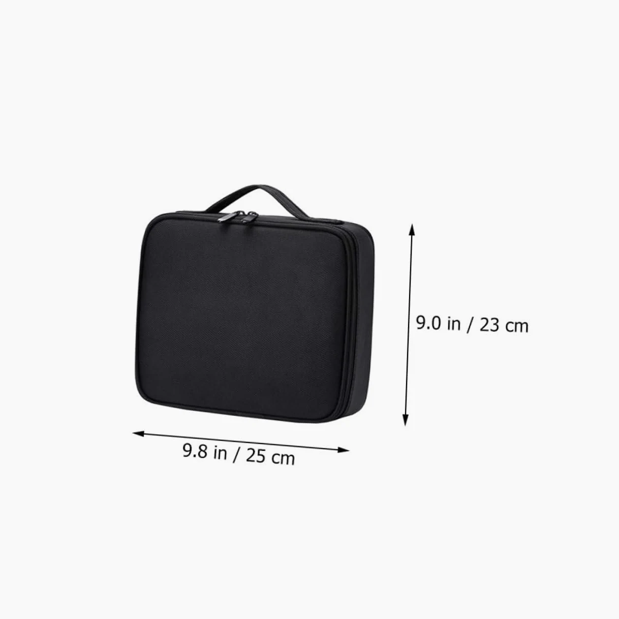 Borsa Portatile per Stoccaggio Effetto Audio Materiale Nero, Comoda e Adatta per Microfono in Performance All'aperto