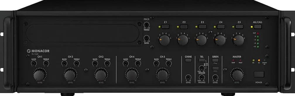 100V Linea 5 Zone 240W Amplificatore di miscelazione (PA-1240)
