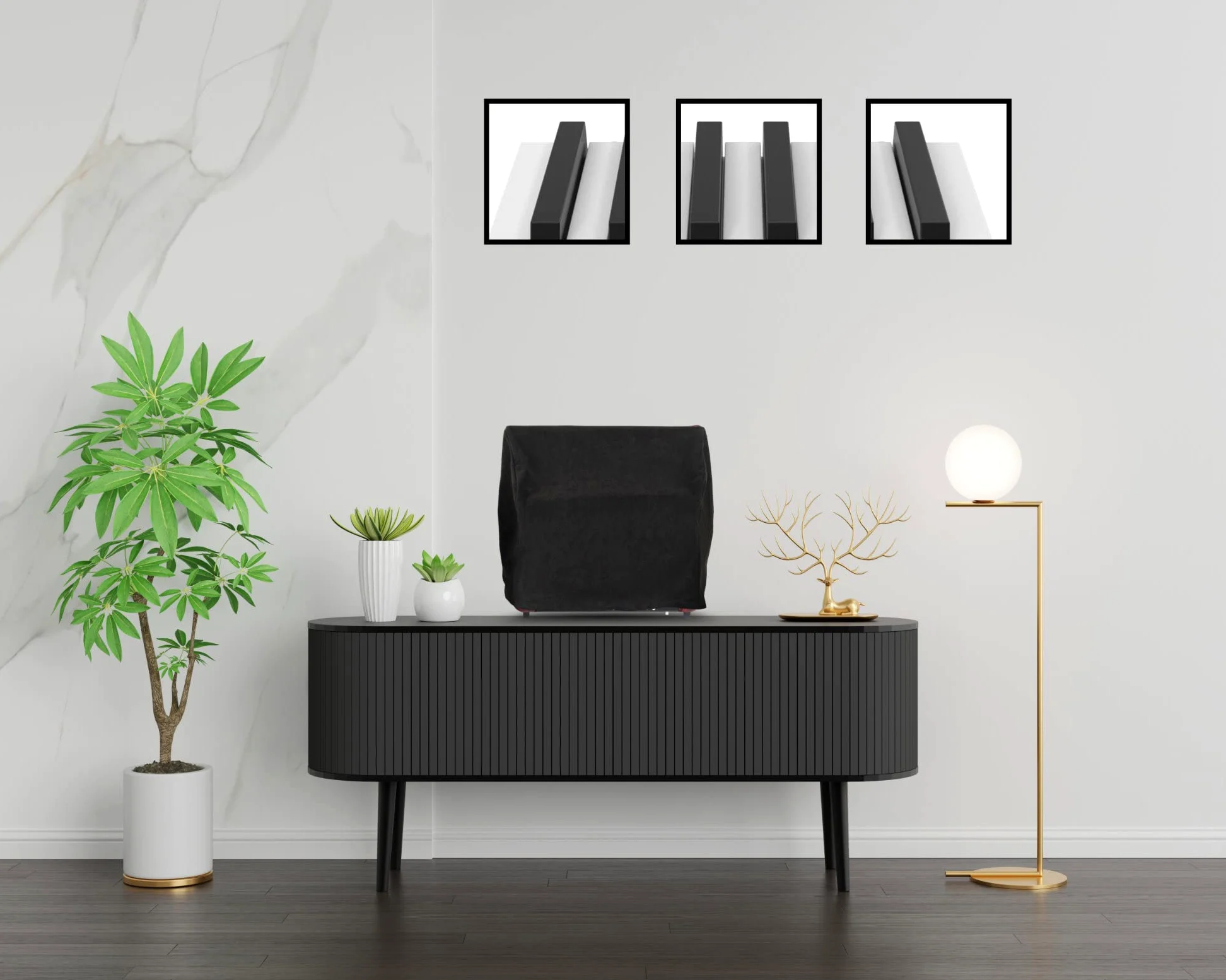 Copertura Alpenklang per Fisarmonica 120 Bassi Nera - Custodia Protettiva per Fisarmonica - Adatta a Fisarmoniche con 120 Bassi - Dimensioni (LxPxA): ca. 52 x 24 x 40 cm - in velluto - Nero