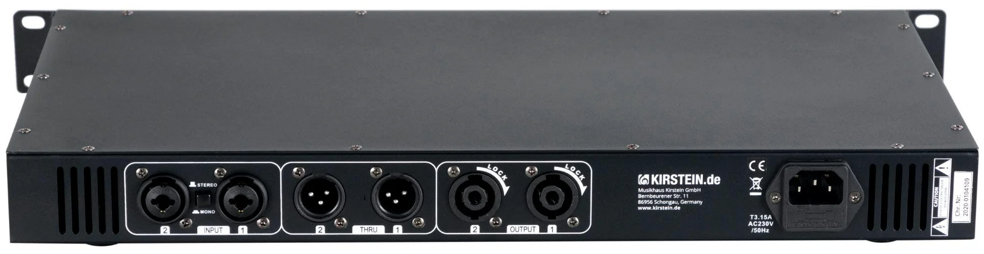 Pronomic P-152E MKII Finale - Finale 2 Canali - Potenza RMS/4 Ohm: 2x 150 Watt - Particolarmente adatto per monitoraggio o studio/HiFi - 1HE - Nero