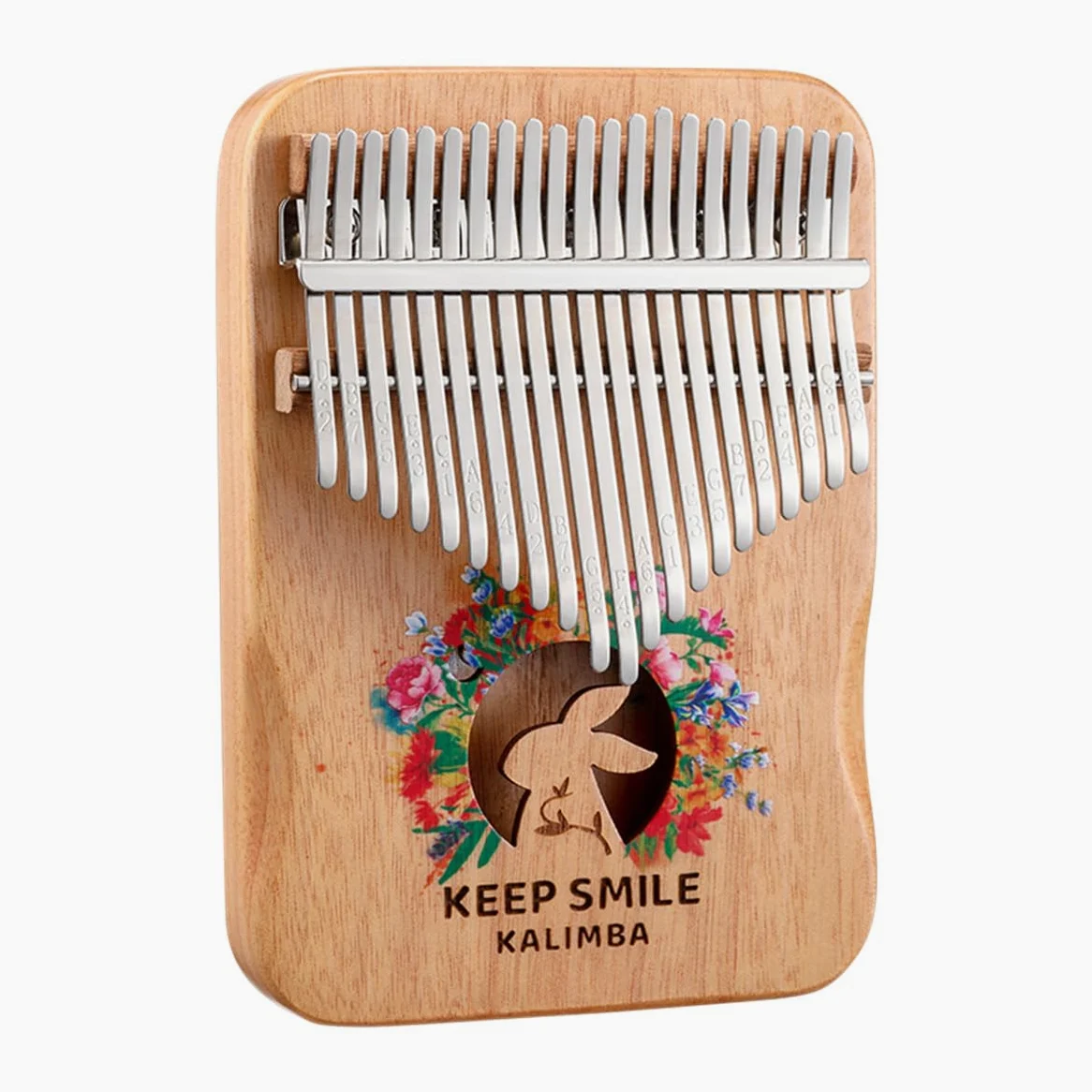 Kalimba - Pianoforte da pollice con 21 tasti/17 tasti, strumento musicale portatile per principianti, regalo musicale per gli amanti della musica (coniglietto, grande)