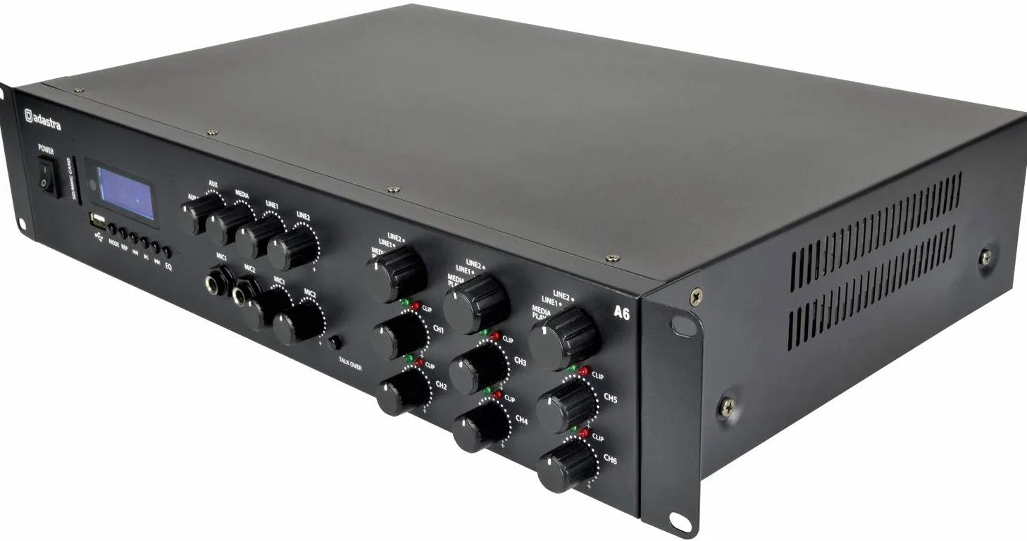 Adastra Amplificatore Multizona A6 Tri Stereo Amplfier 6 x 200W