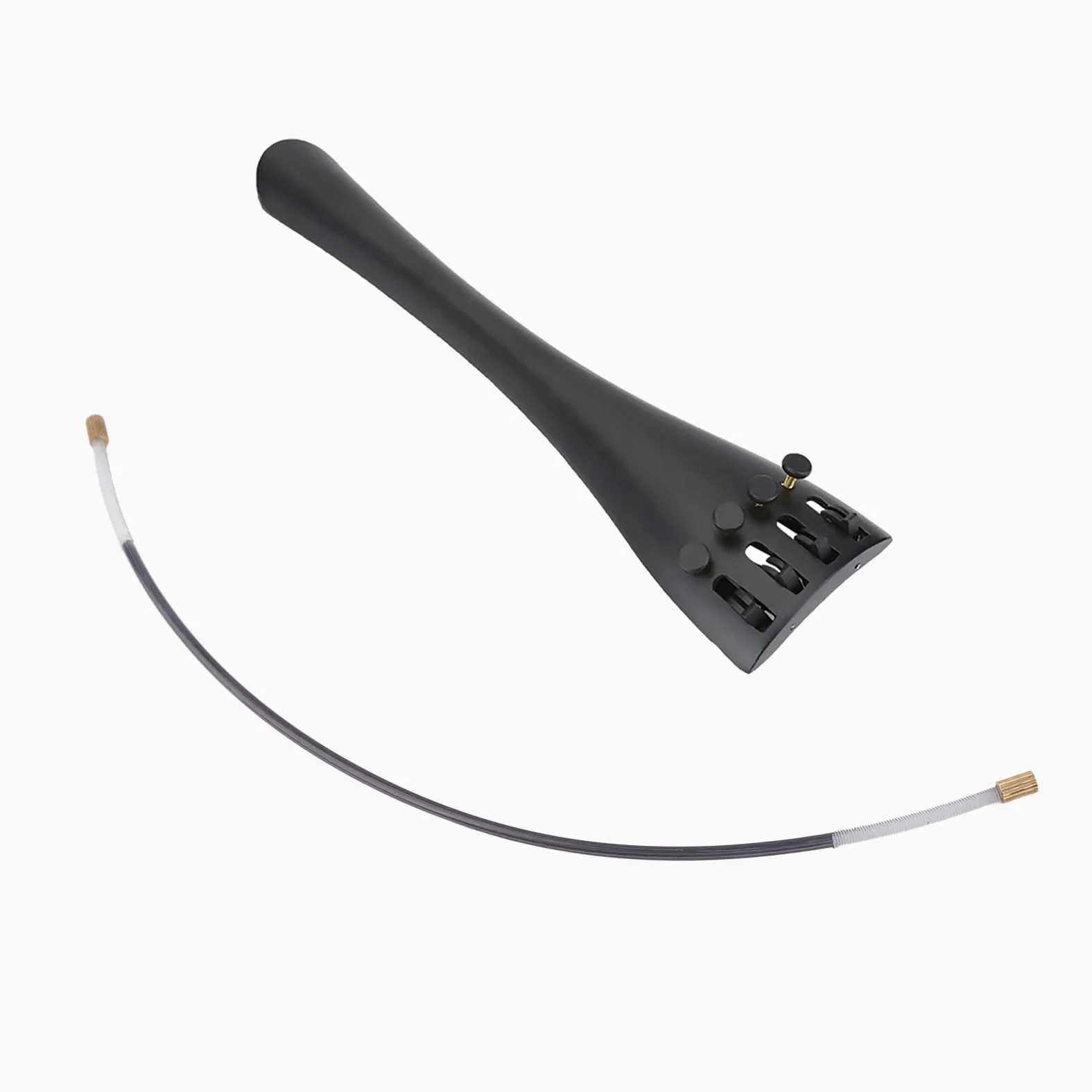 Cordiera in lega di alluminio con budello regolabile per violoncelli di dimensioni 3/4 e 4/4, accessori per suonare