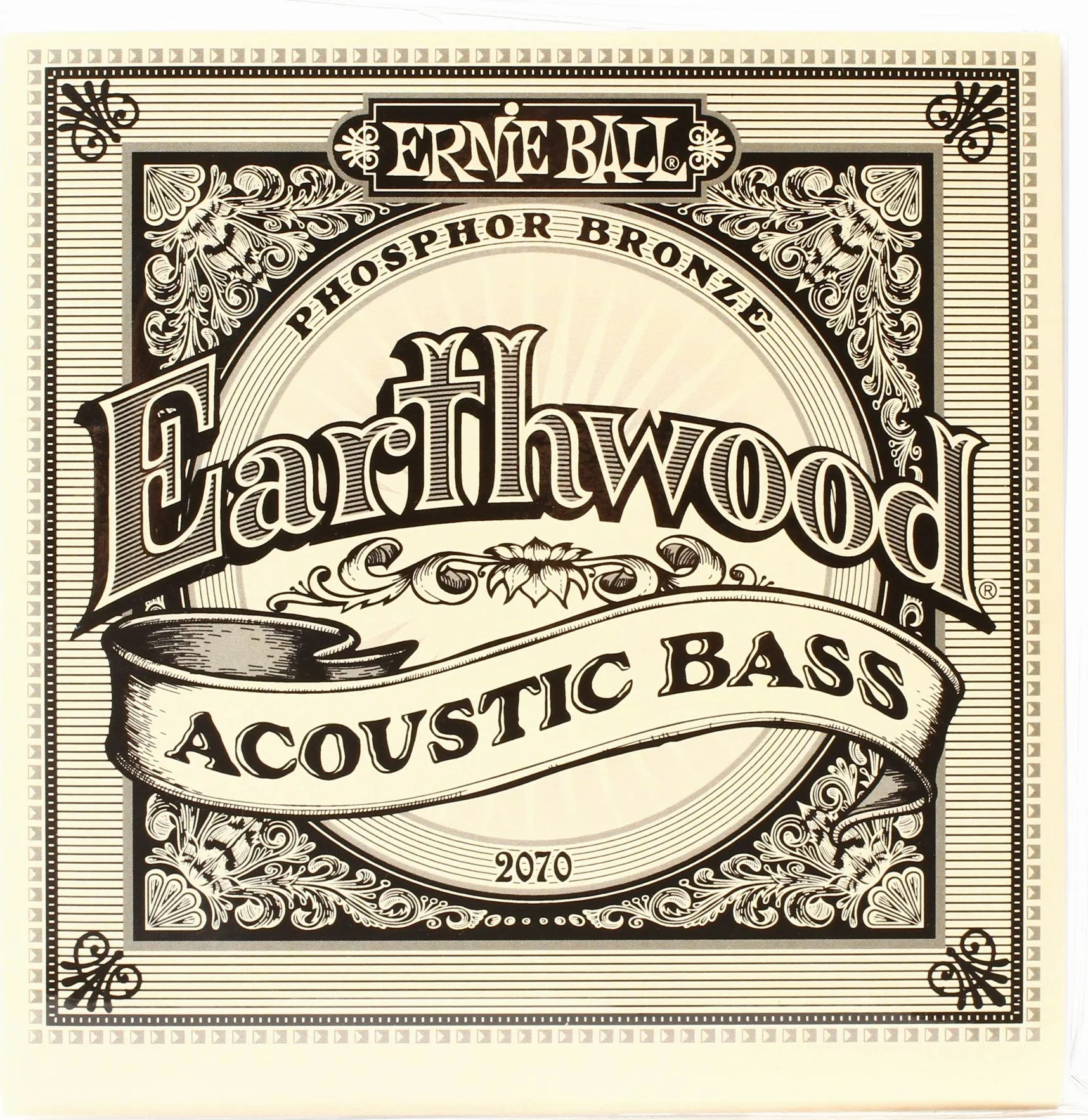 Ernie Ball, Earthwood Phosphor Bronze, P02070, Corde per basso acustico, diametro 45-95, versione originale