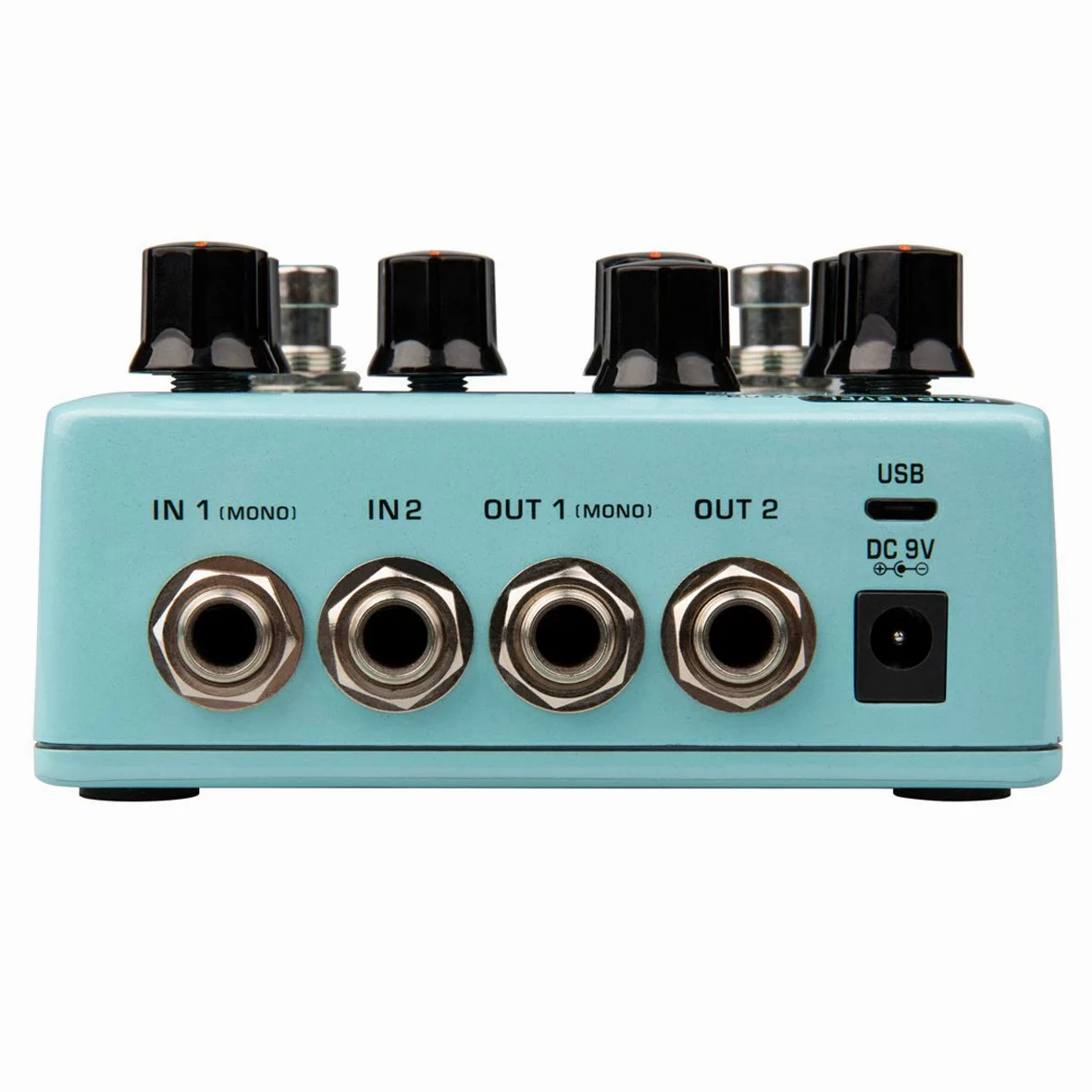 NUX Duotime - Pedale di ritardo stereo con tempo indipendente, ritardo analogico, eco a nastro, ritardo digitale, ritardo di modulazione e ritardo verbo