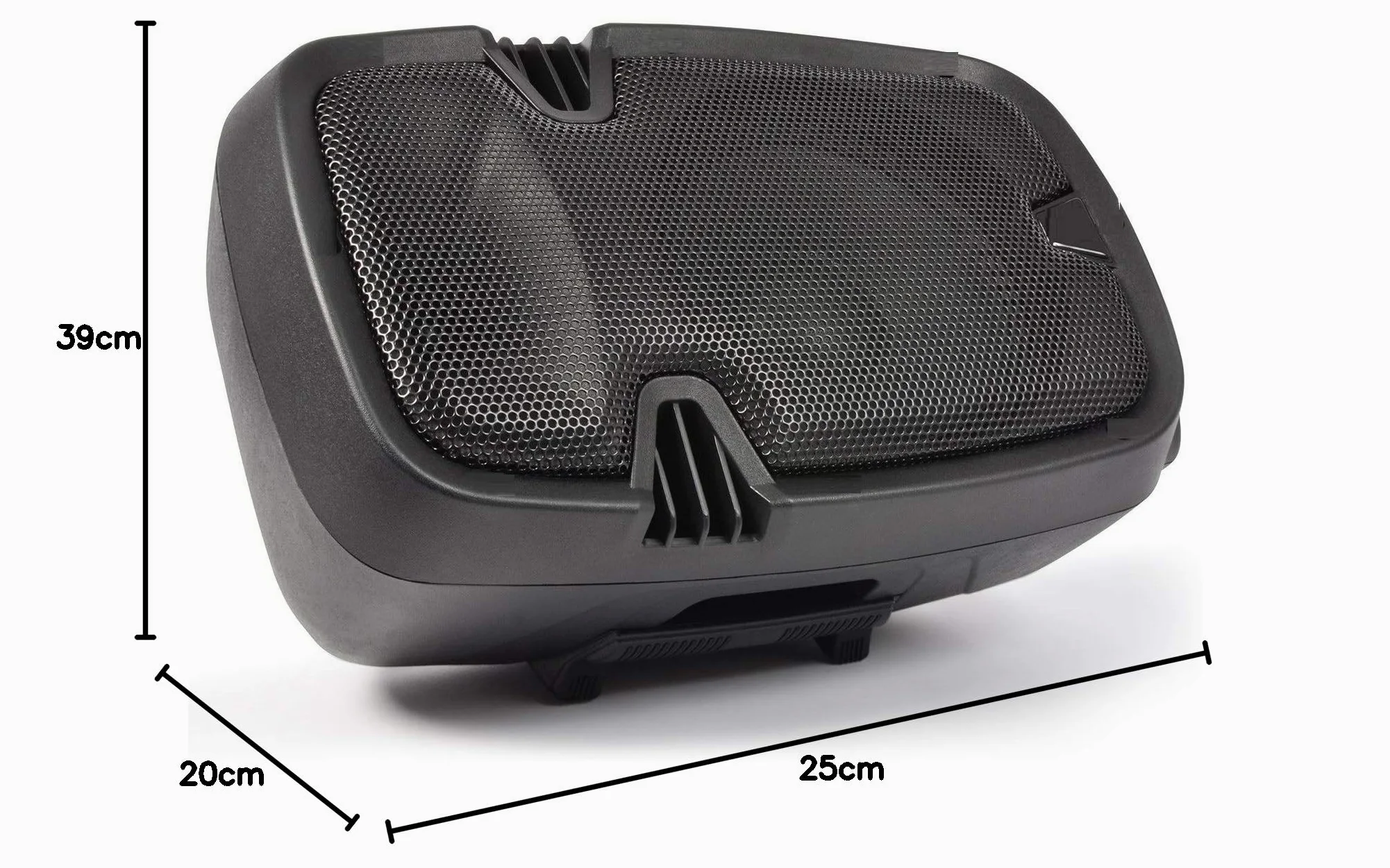 COPPIA CASSE AMPLIFICATE ATTIVE KARAOKE DJ PALESTRA 400W 8" con bluetooth + radio + usb/sd
