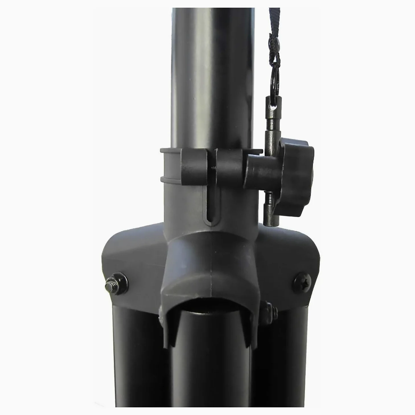 Supporto treppiede per box da 110 a 187 cm - In grado di elevarsi da 1,1mt a 1,870mt. - Carico massi