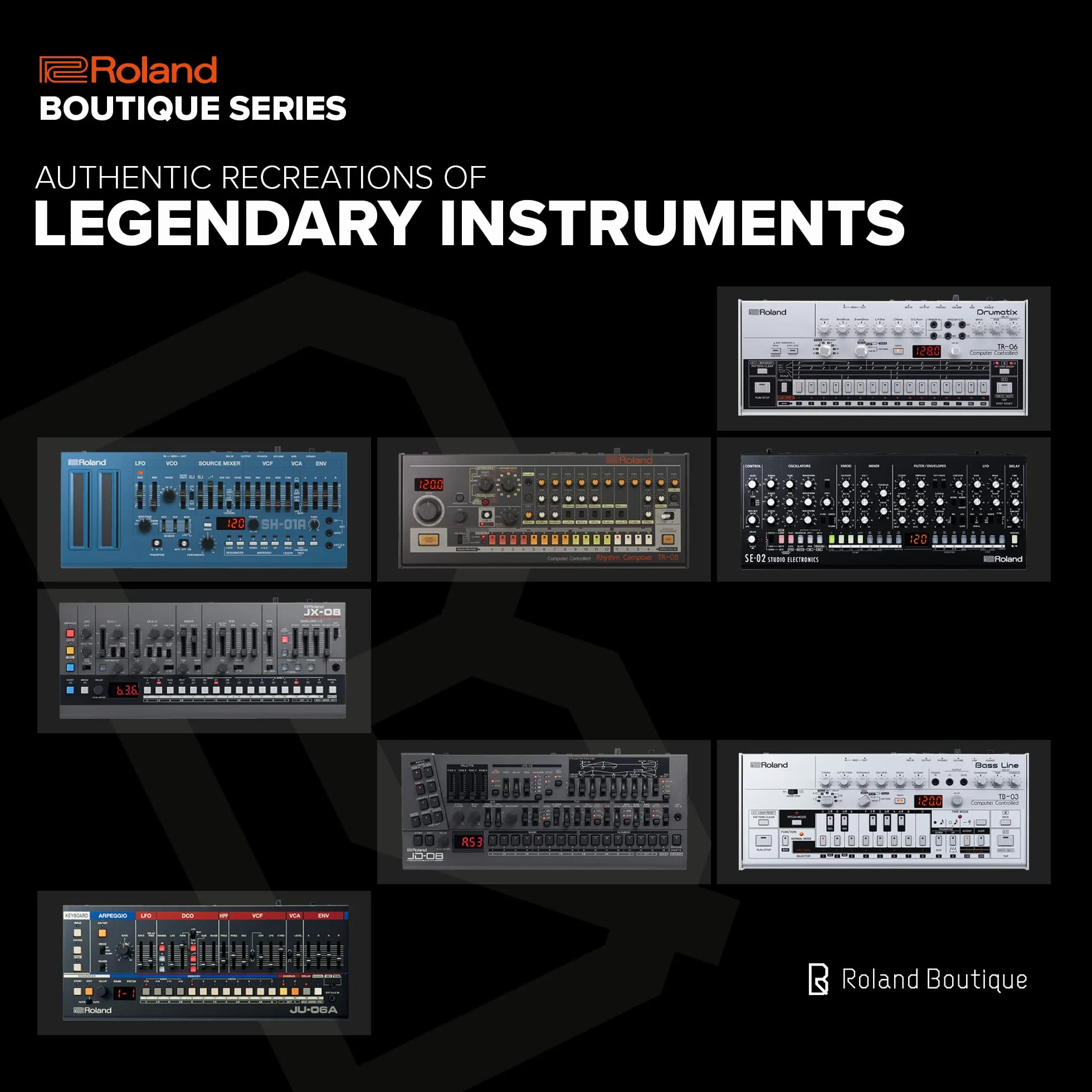 Roland JD-08 Modulo Sonoro Sintetizzatore Boutique – Riedizione Moderna e Compatta del Leggendario Roland JD-800 degli anni '90 con Nuovi Effetti, Sequencer Polifonico e Molto Altro