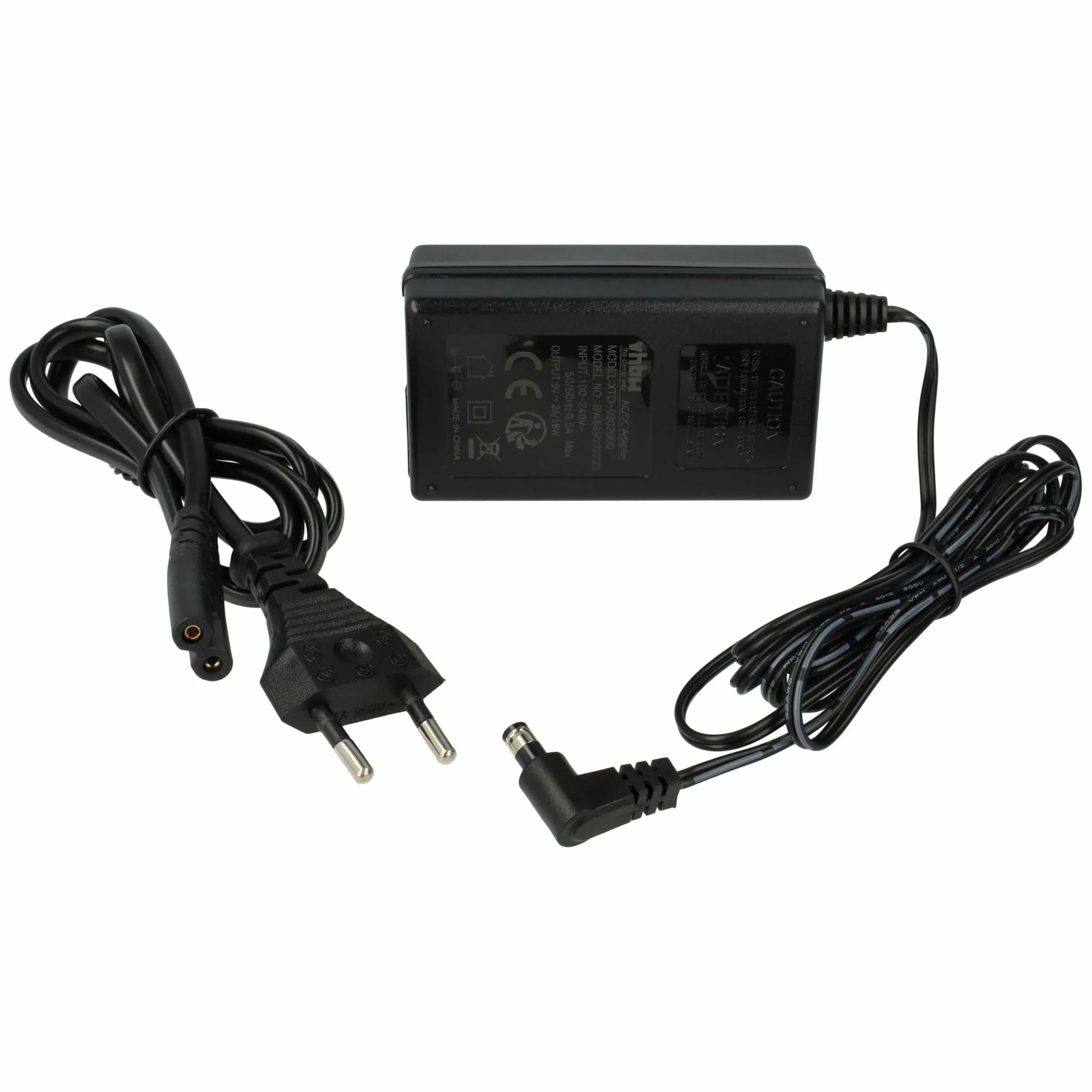 vhbw 1x alimentatore sostituisce Roland PSB-230 EU, PSB-1U per elettrodomestici - Alimentatore AC/DC, 9 V
