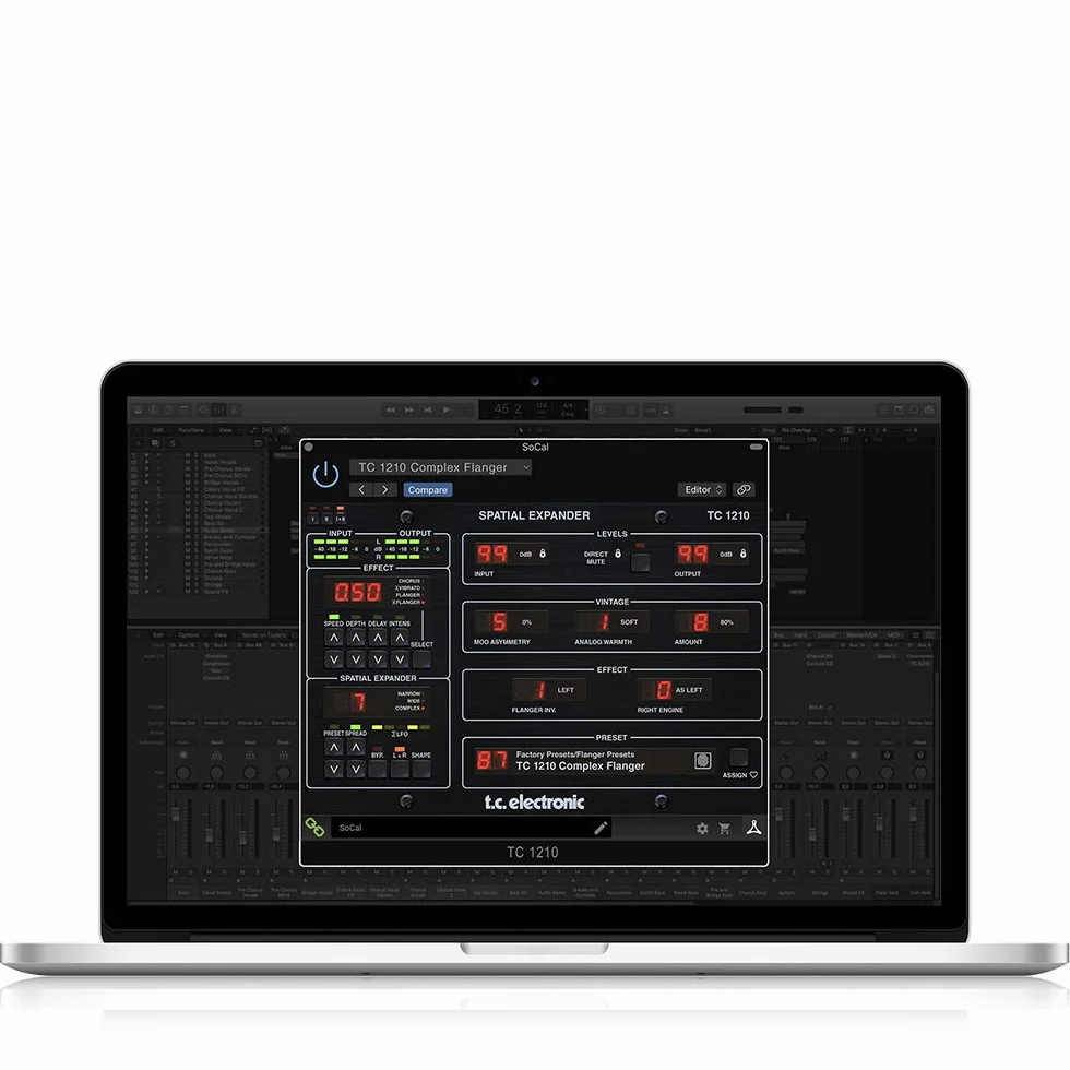 Plug-in di espansione spaziale TC Electronic TC1210-DT con controller hardware dedicato