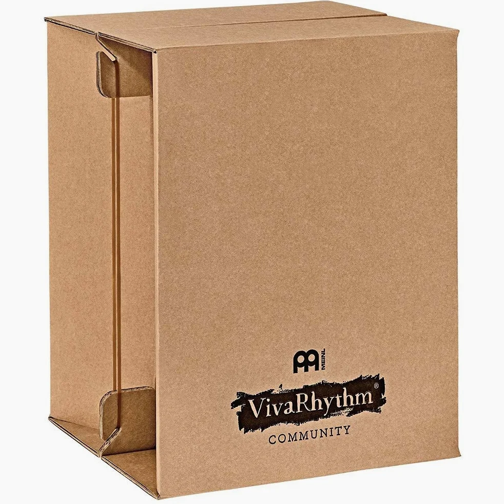 Meinl Percussion Cajon2Go Cajon Instrument - Drum Box Pieghevole per la Portabilità - Realizzata in Cartone (VR-CAJ2GO)