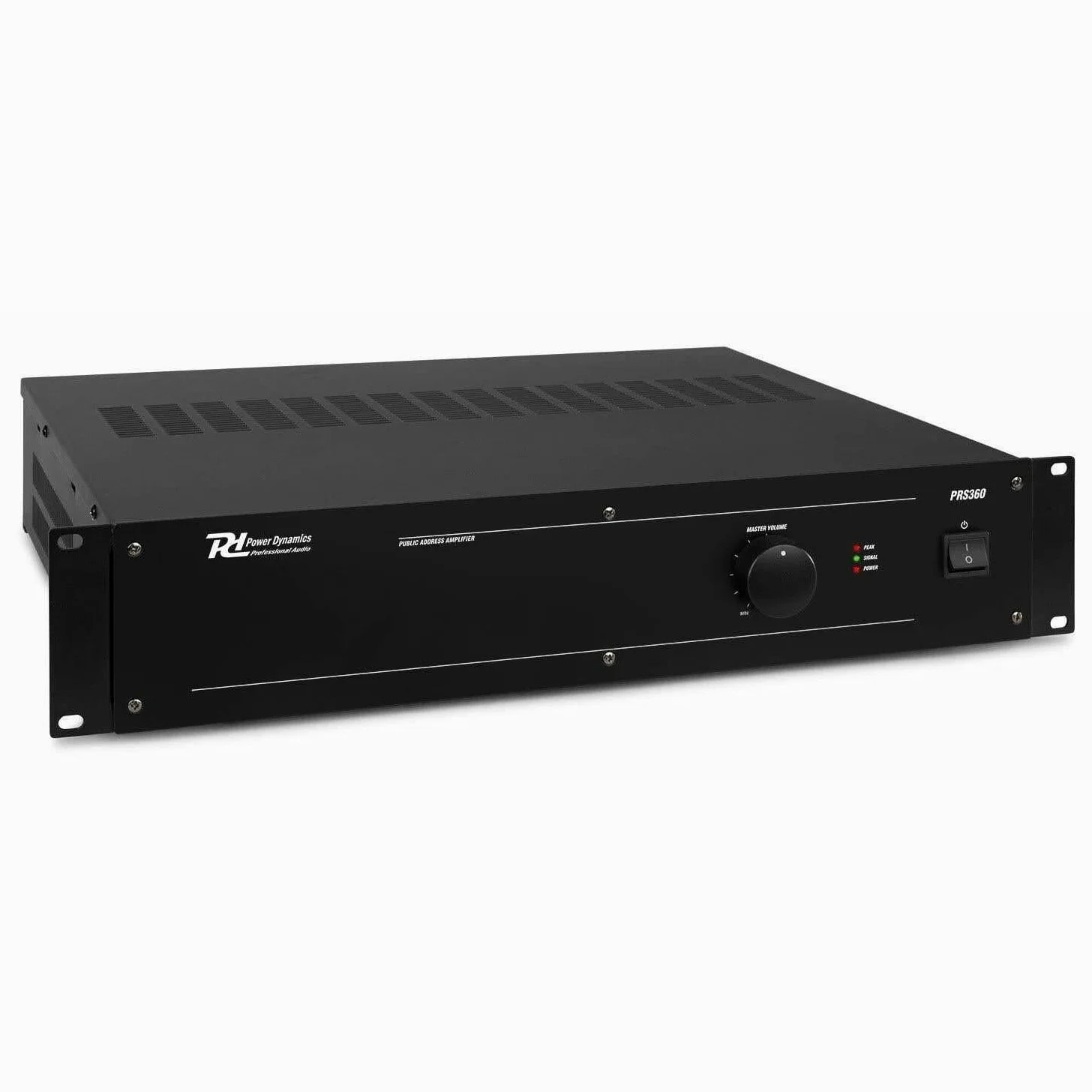 100V versterker - Power Dynamics PRS360 100V slave versterker 360W voor o.a. het uitbreiden van een 100V geluidsinstallatie