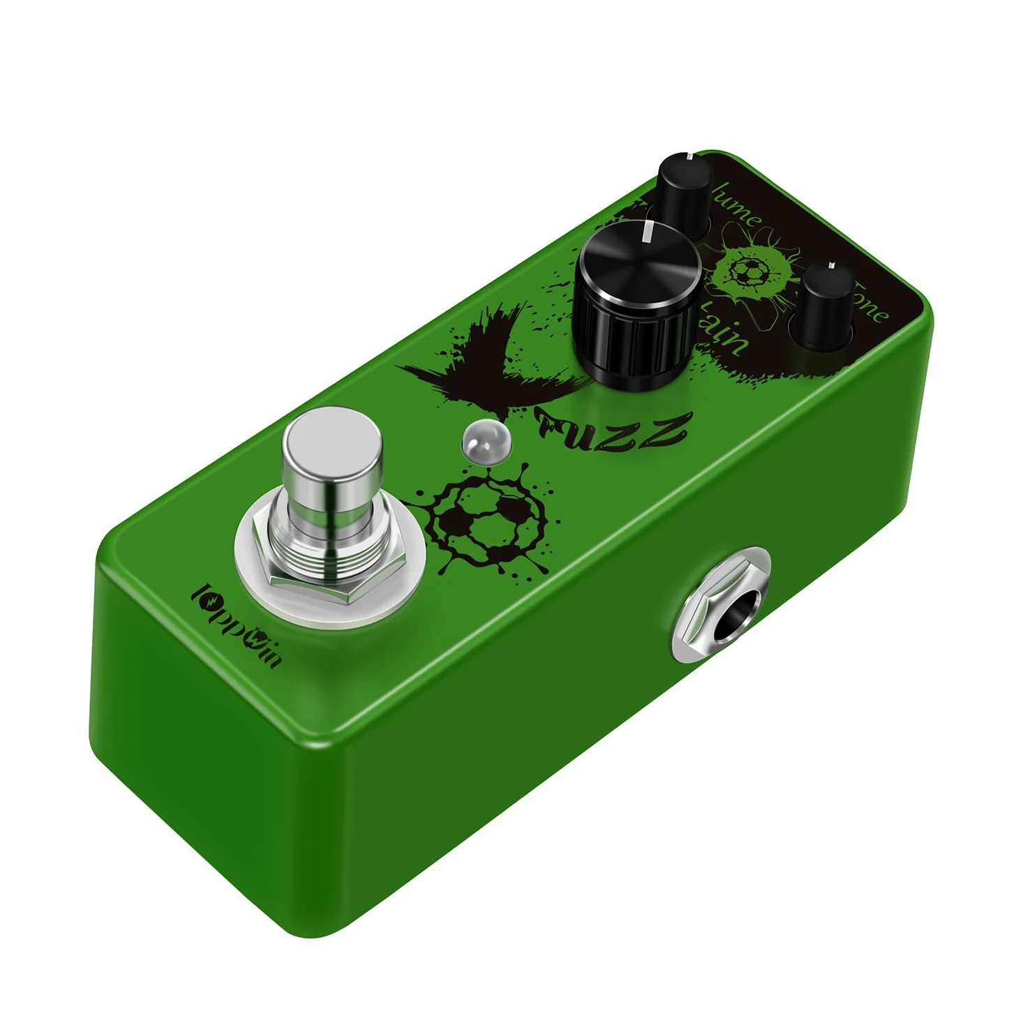 Fuzz Buff - Pedale per effetti per chitarra, tonalità leggendaria dolce fuzz, rivestimento in metallo, True Bypass, mini formato (DC 9 V)