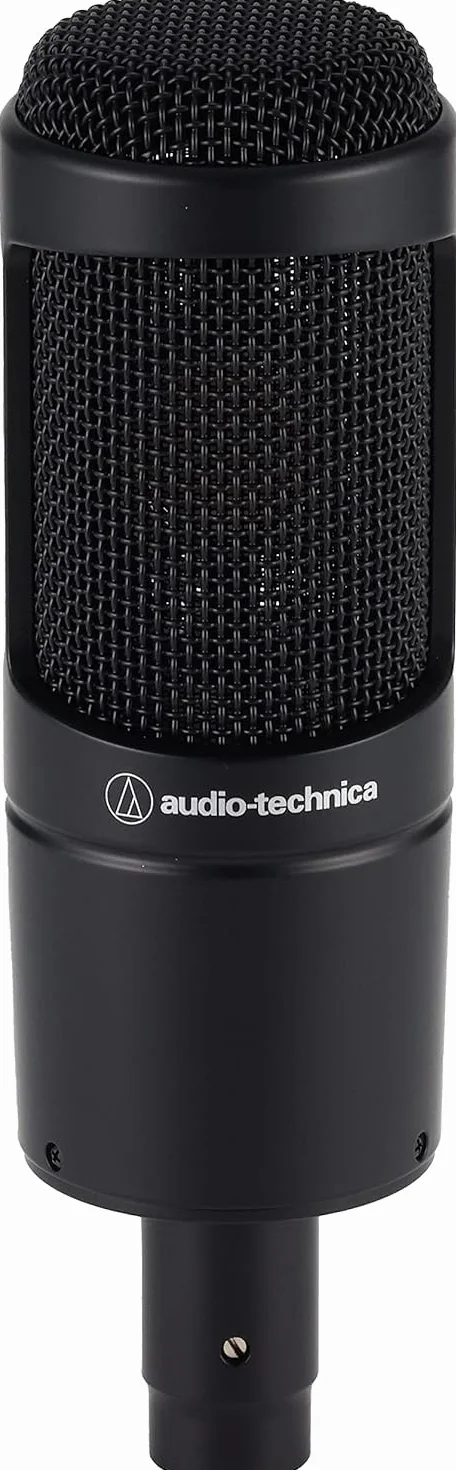 Audio-Technica AT2035 Microfono a condensatore cardioide per la registrazione audio domestica, progetti musicali e sonori, applicazioni in studio professionale e spettacoli dal vivo.