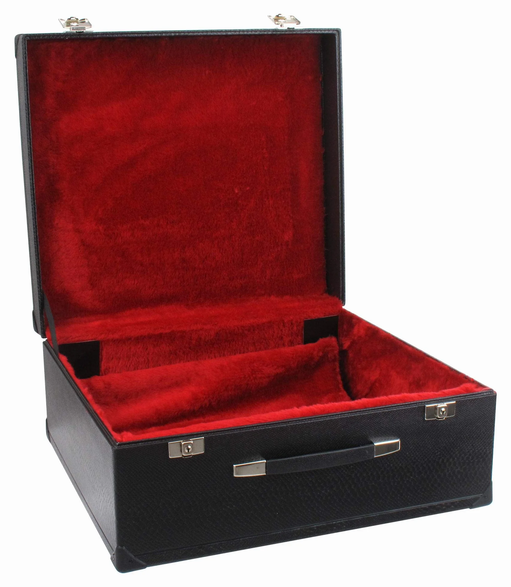 Alpenklang Koffer (Tragekoffer für 72-Bass Akkordeons, Holzkern, Kunstlederbezug)