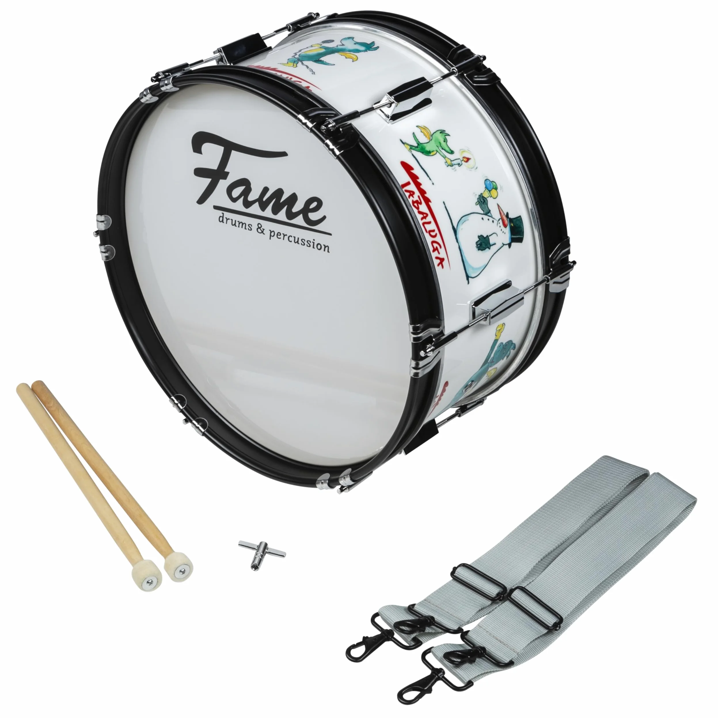 Fame Marching Bass Drum Tabaluga 16"x7" - Grancassa da marcia