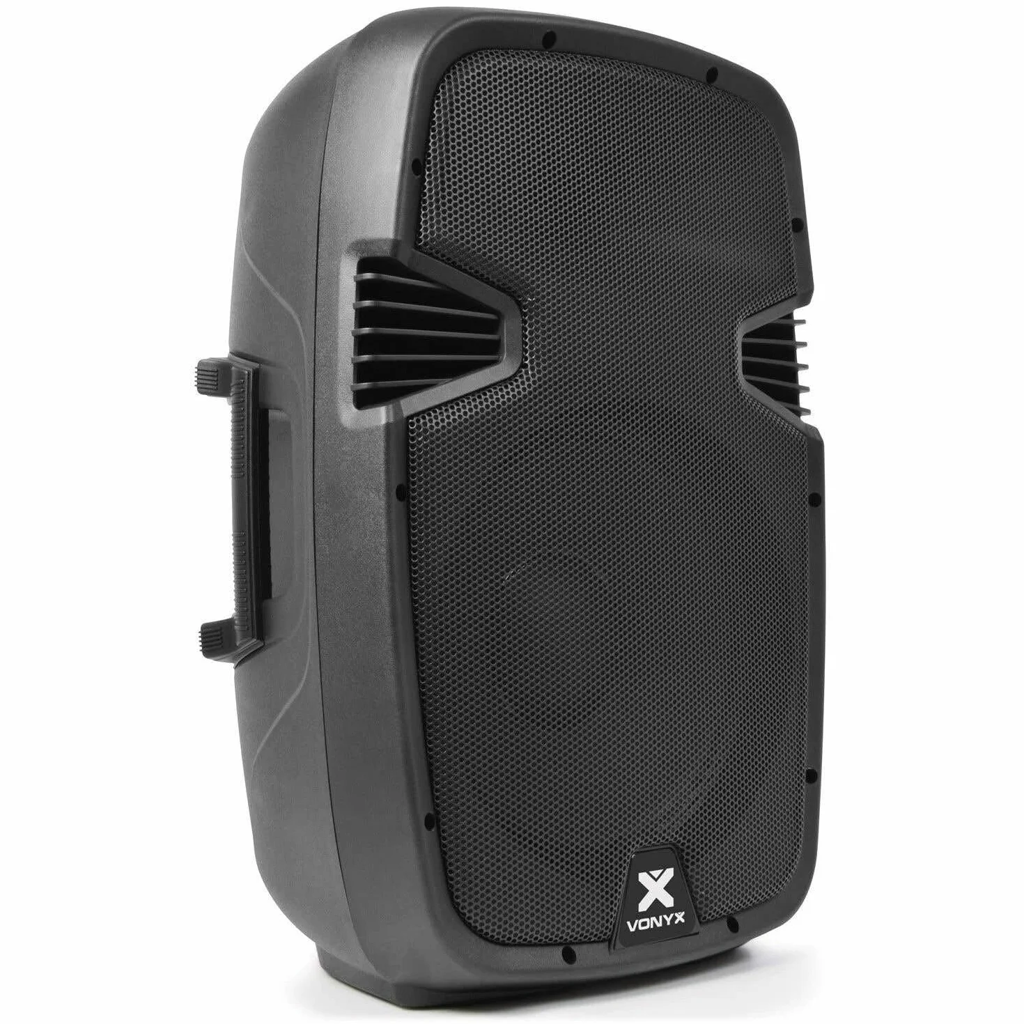 Vonyx SPJ-1200ABT Altoparlante Attivo 12" Autoamplificato 600 W con Bluetooth, Lettore MP3, USB/SD, Ingresso Microfono, Subwoofer Potente, Suono Professionale per Feste, DJ, Karaoke ed Eventi