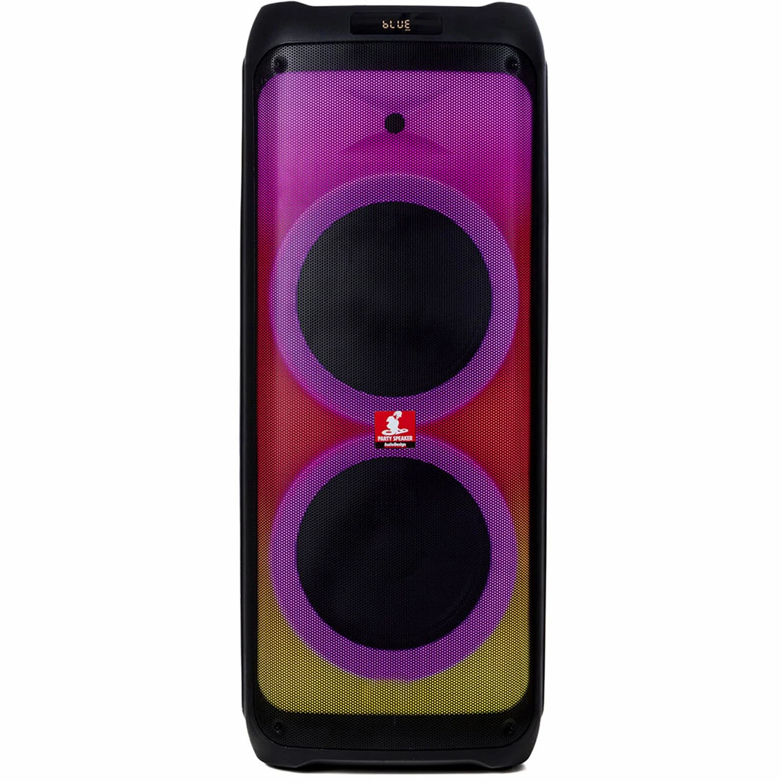 Cassa Bluetooth Professionale, 1050W, 2 Woofer 12", Batteria Ricaricabile, Radio FM, Luci LED, Microfono Incluso