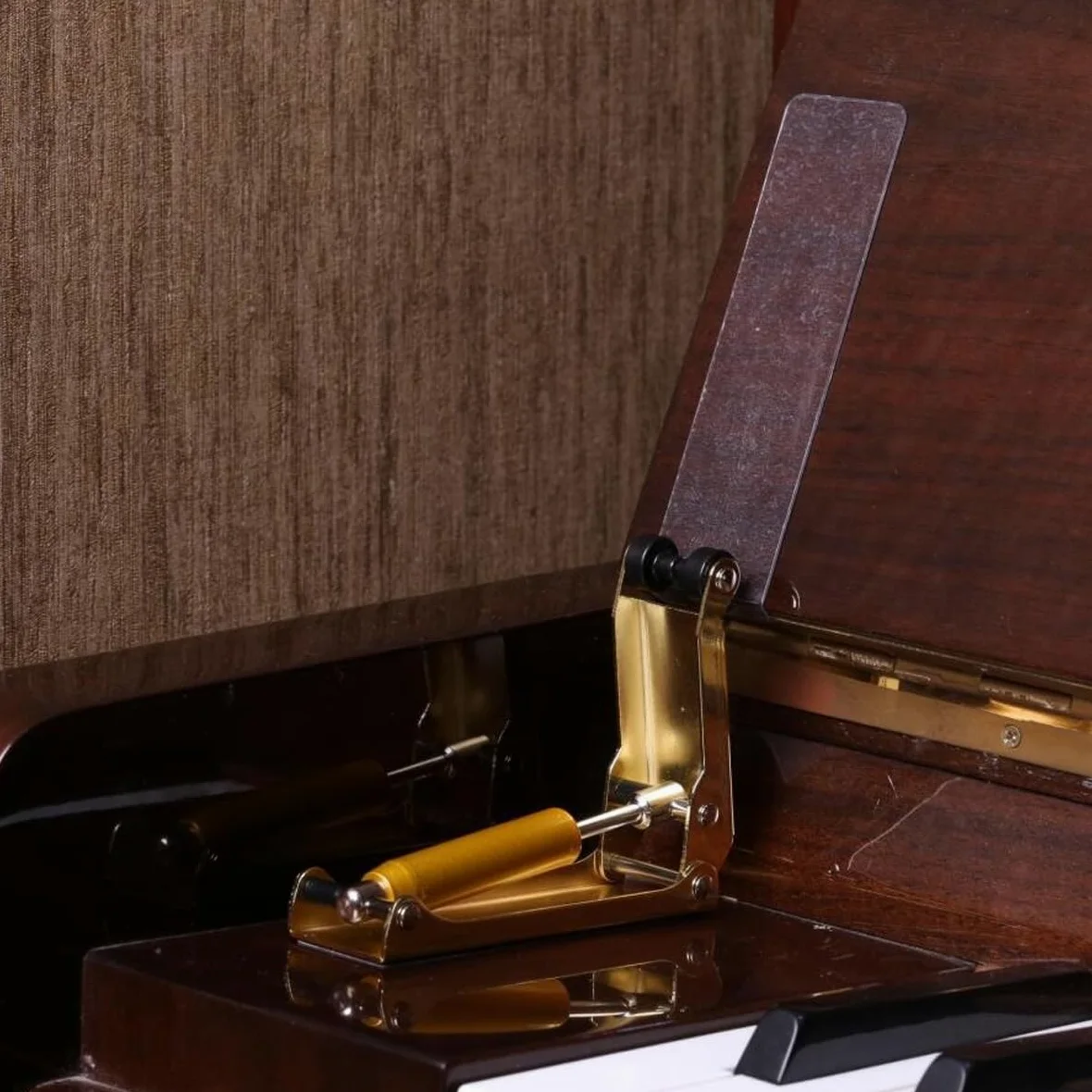 Alnicov Pianoforte Dispositivo di caduta morbida e lenta Pressione idraulica Deceleratore del cruscotto Copertura della tastiera Controllo della discesa Devic (oro)
