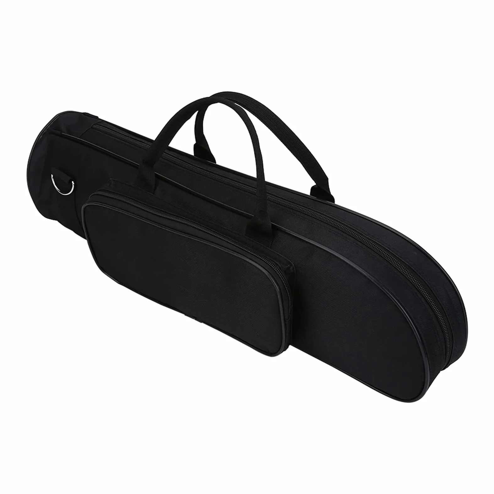 Borsa per tromba, Borsa per tromba imbottita in tessuto Oxford, Custodia piccola per tromba Borsa per tromba Custodia impermeabile per tromba addensata con tracolla (Nero)