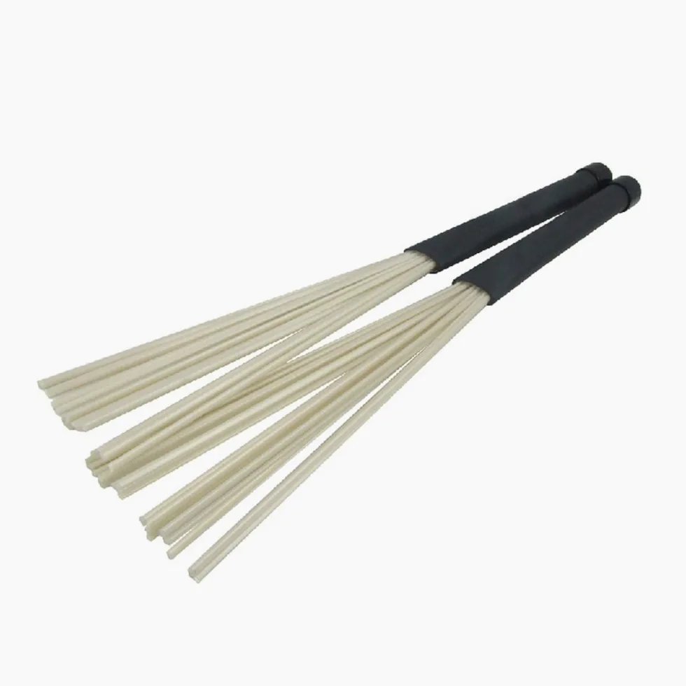 rosenice bacchette Spazzole per batteria Jazz Rock Nylon retrattile 1 coppia