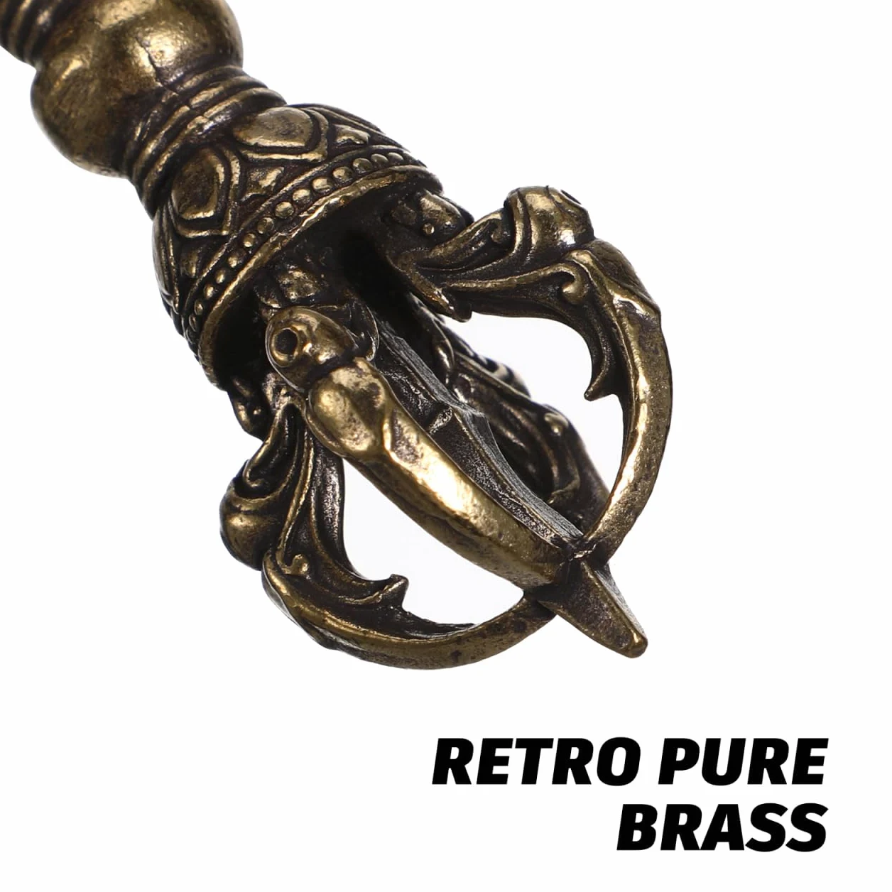 Buddismo tibetano Dorje Vajra Phurba: Amuleto d'ottone Handmade Nepal Collectibles