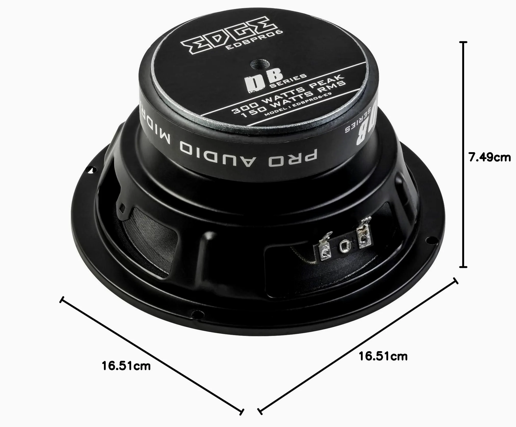 EDGE Edbpro6-E9 Altoparlante, Nero