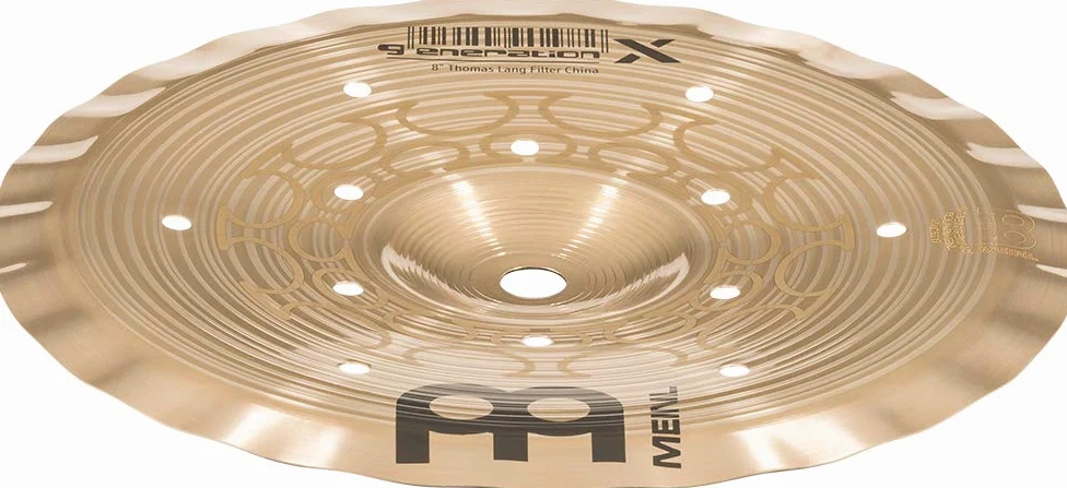Meinl Cymbals GX-8FCH Generation X Thomas Lang Signature - Piatto Filter China, 8" (20,3 cm), Finitura standard